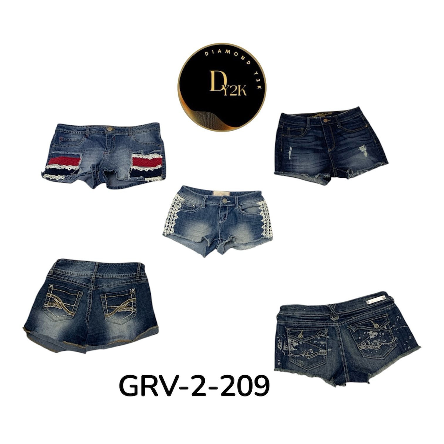 Classic Y2K Denim Mini Shorts – Authentic Vintage ..