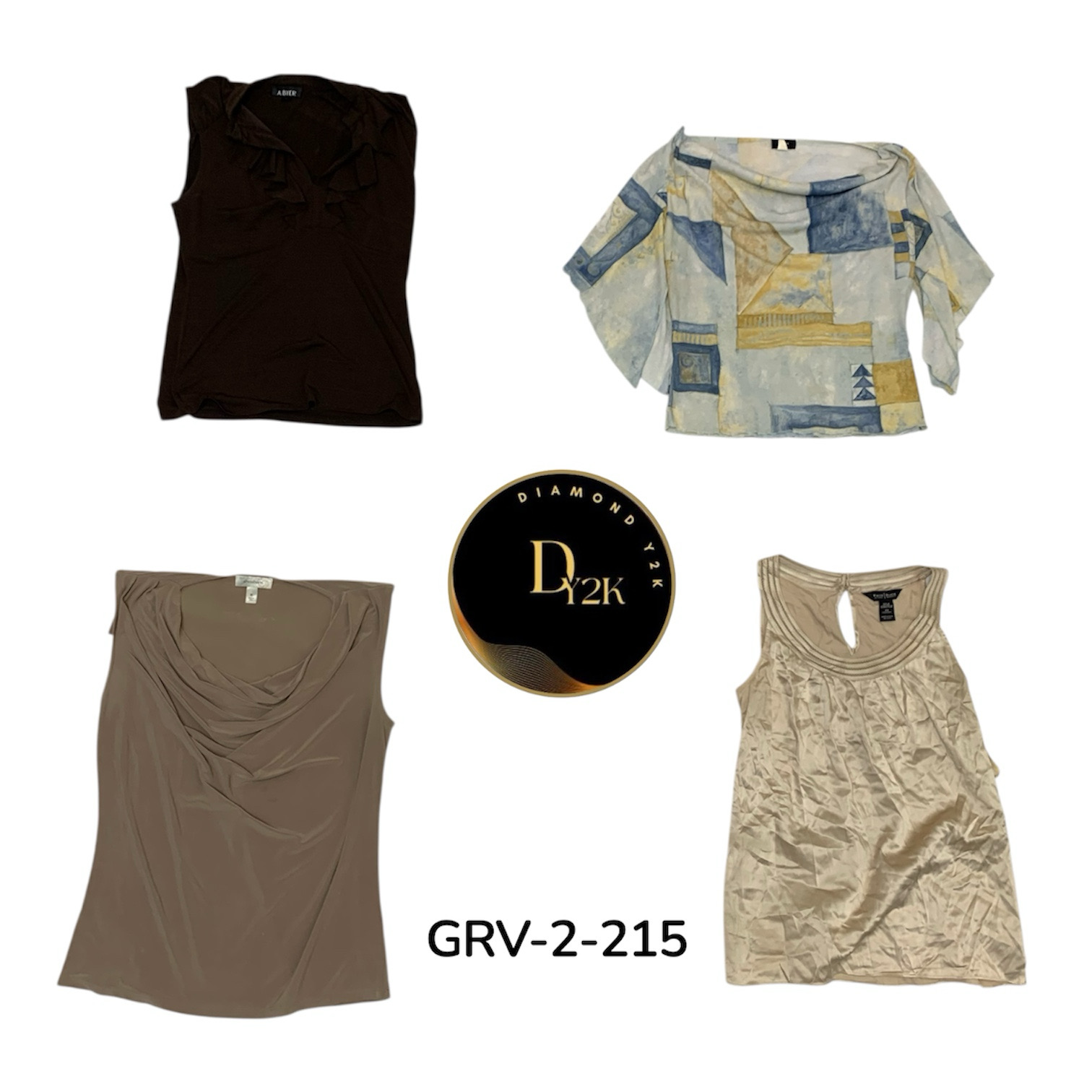 Y2K Short Sleeve Blouse – Retro 2000s Style (GRV-2..