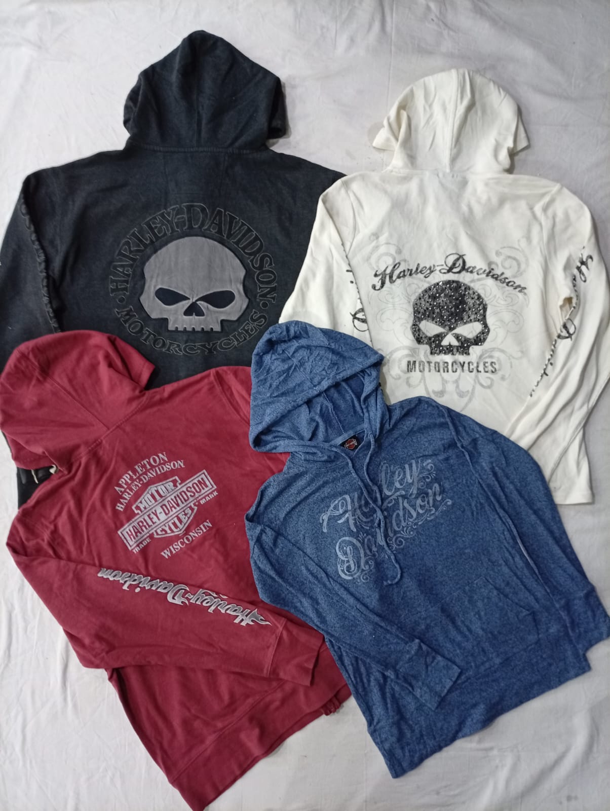CR6816 Vintage Harley Davidson Mix Hoodies