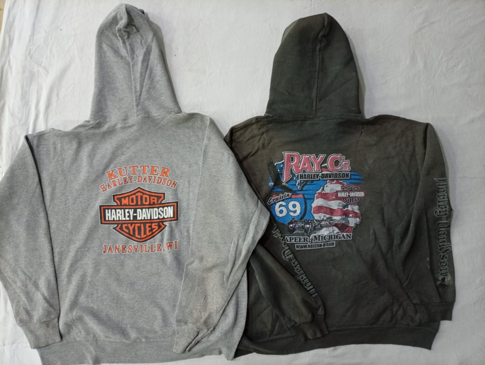 CR6817 Vintage Harley Davidson Mix Hoodies