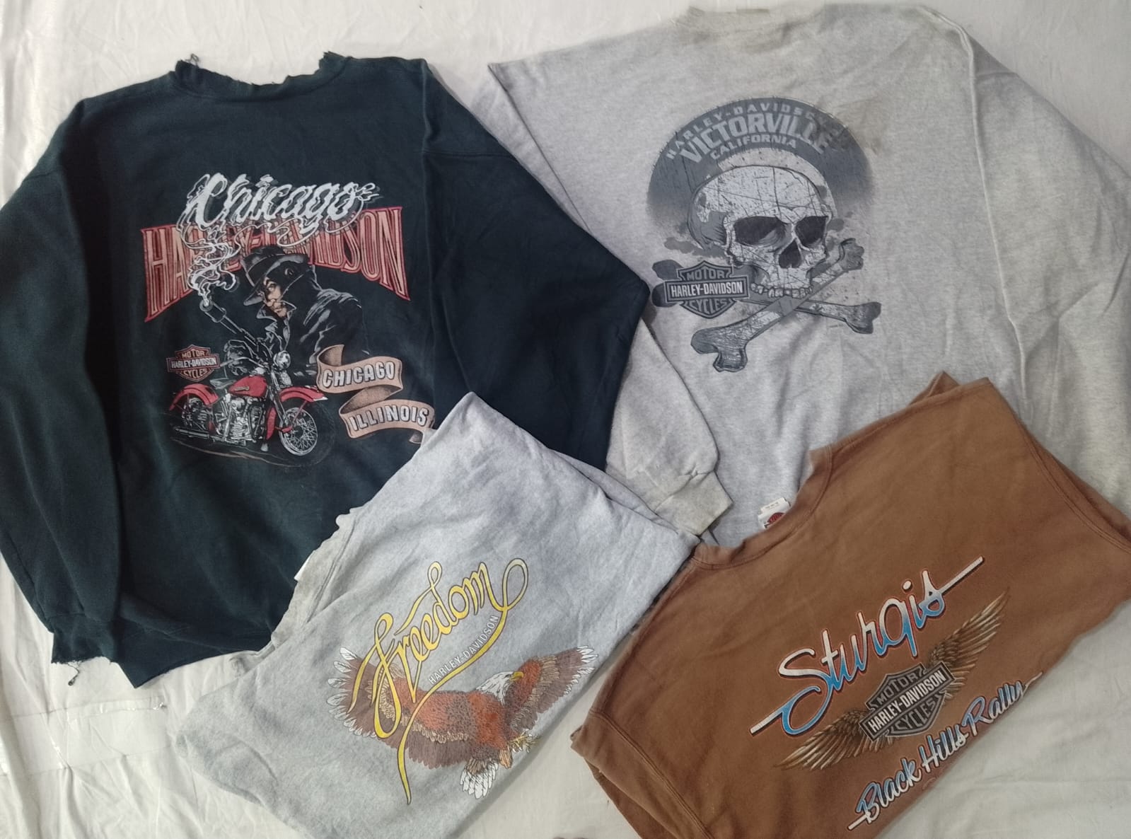 CR6818 Vintage Harley Davidson Sweatshirts