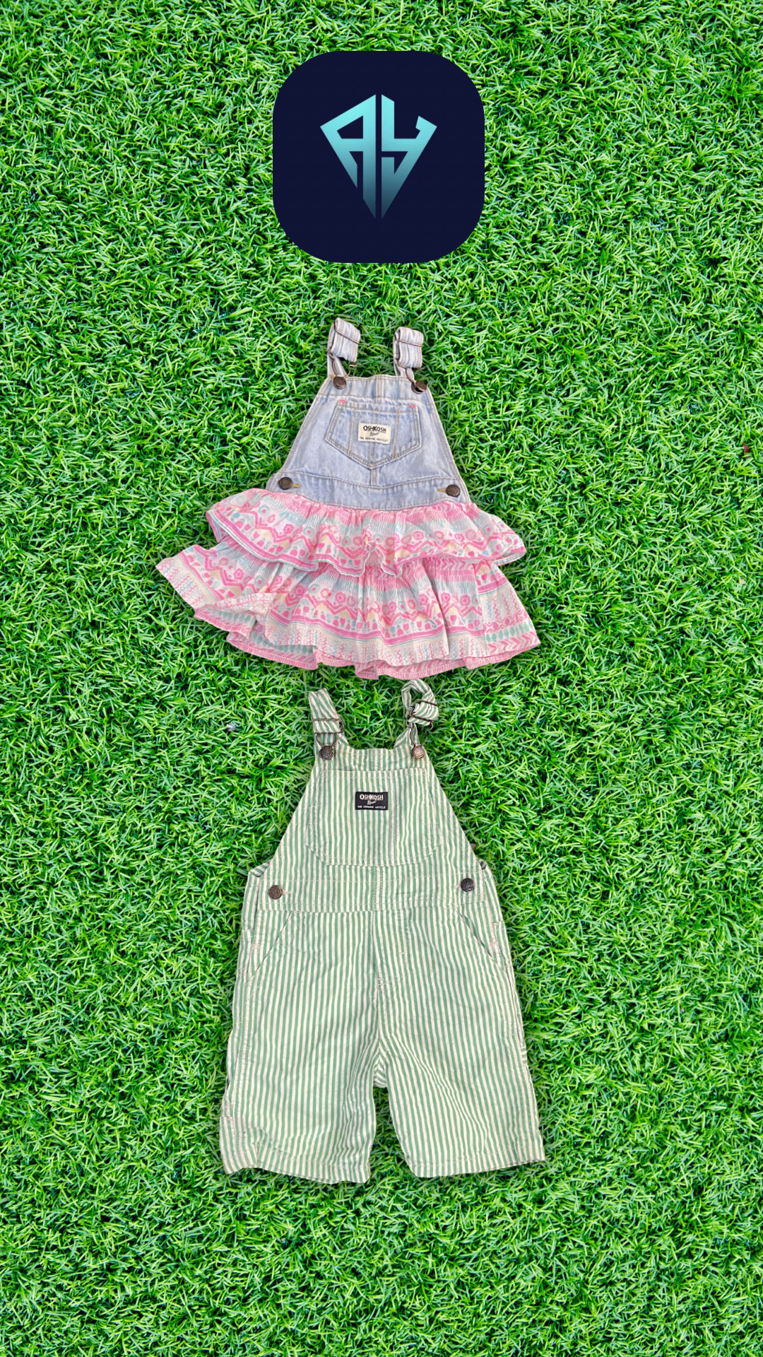 A.Y167 Kids Oshkosh Dungaree