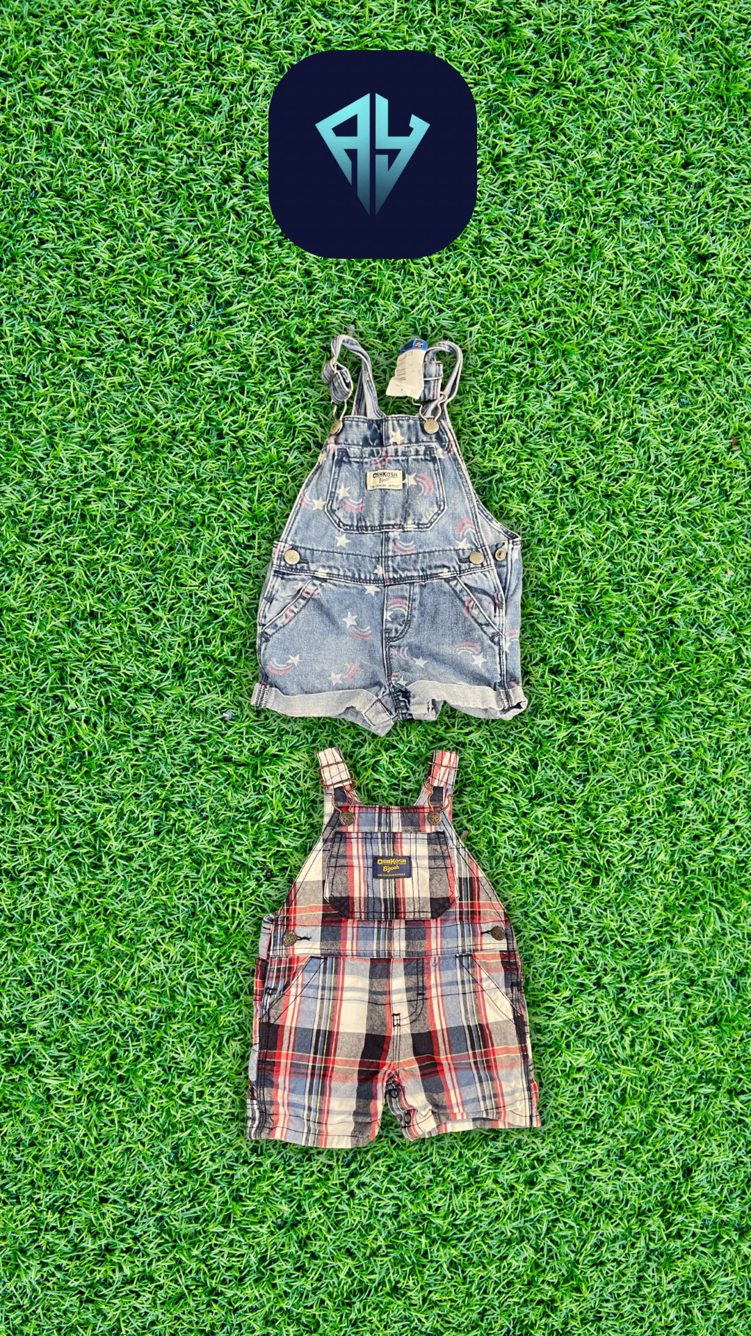 A.Y165 Kids Oshkosh Dungaree