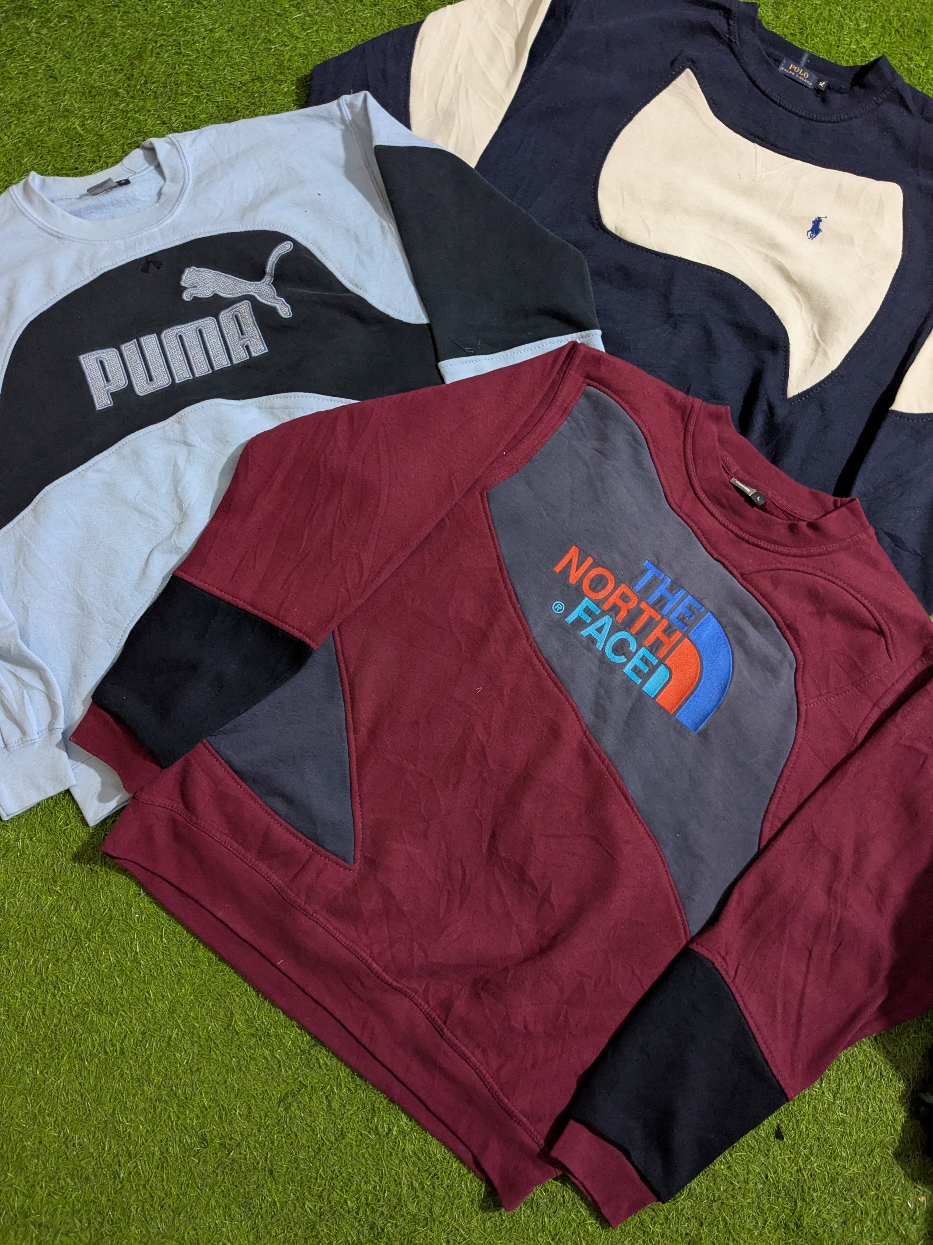 アップサイクル ミックス ブランド スウェットシャツ