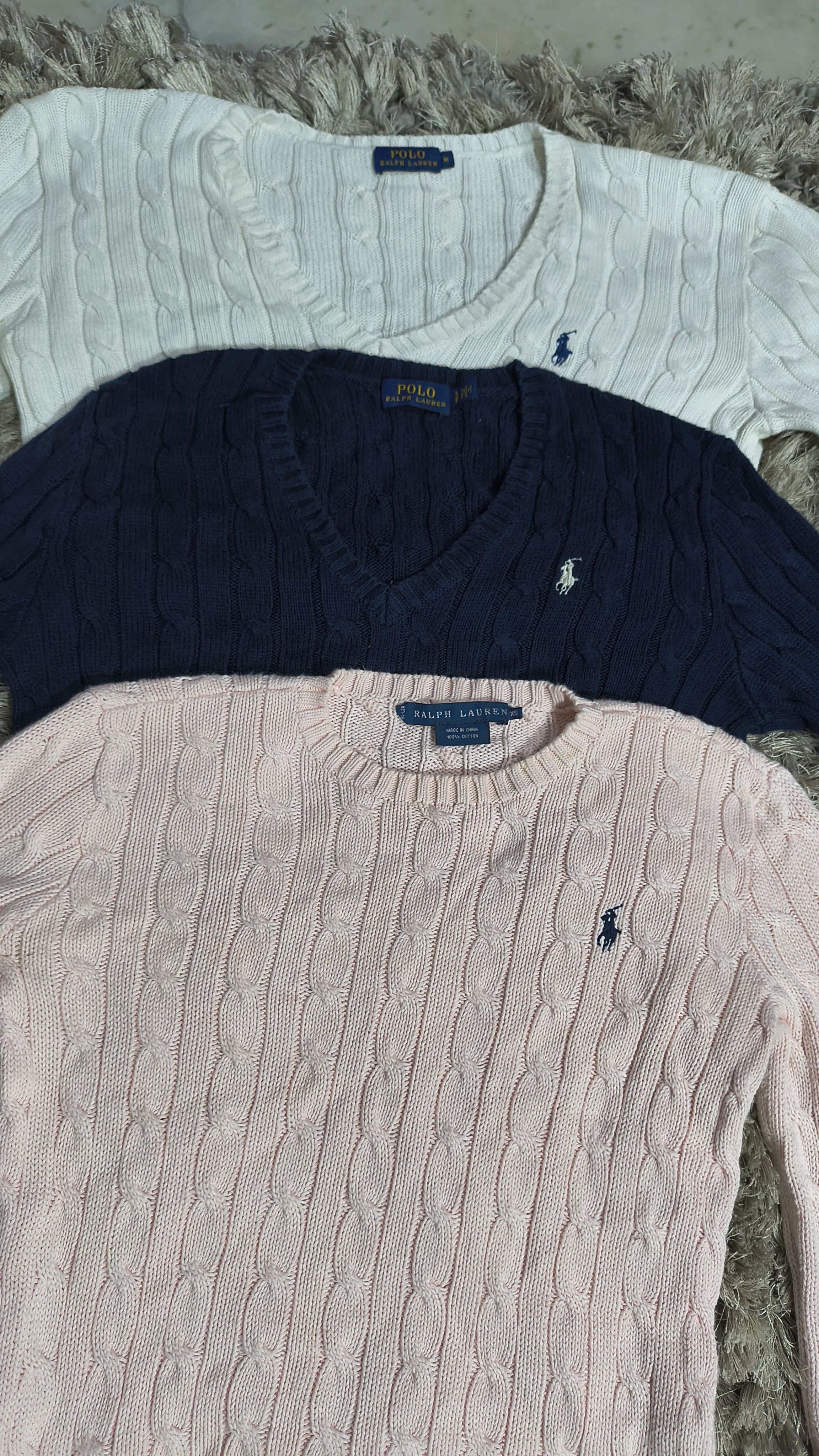 ラルフ・ローレン ケーブルニット