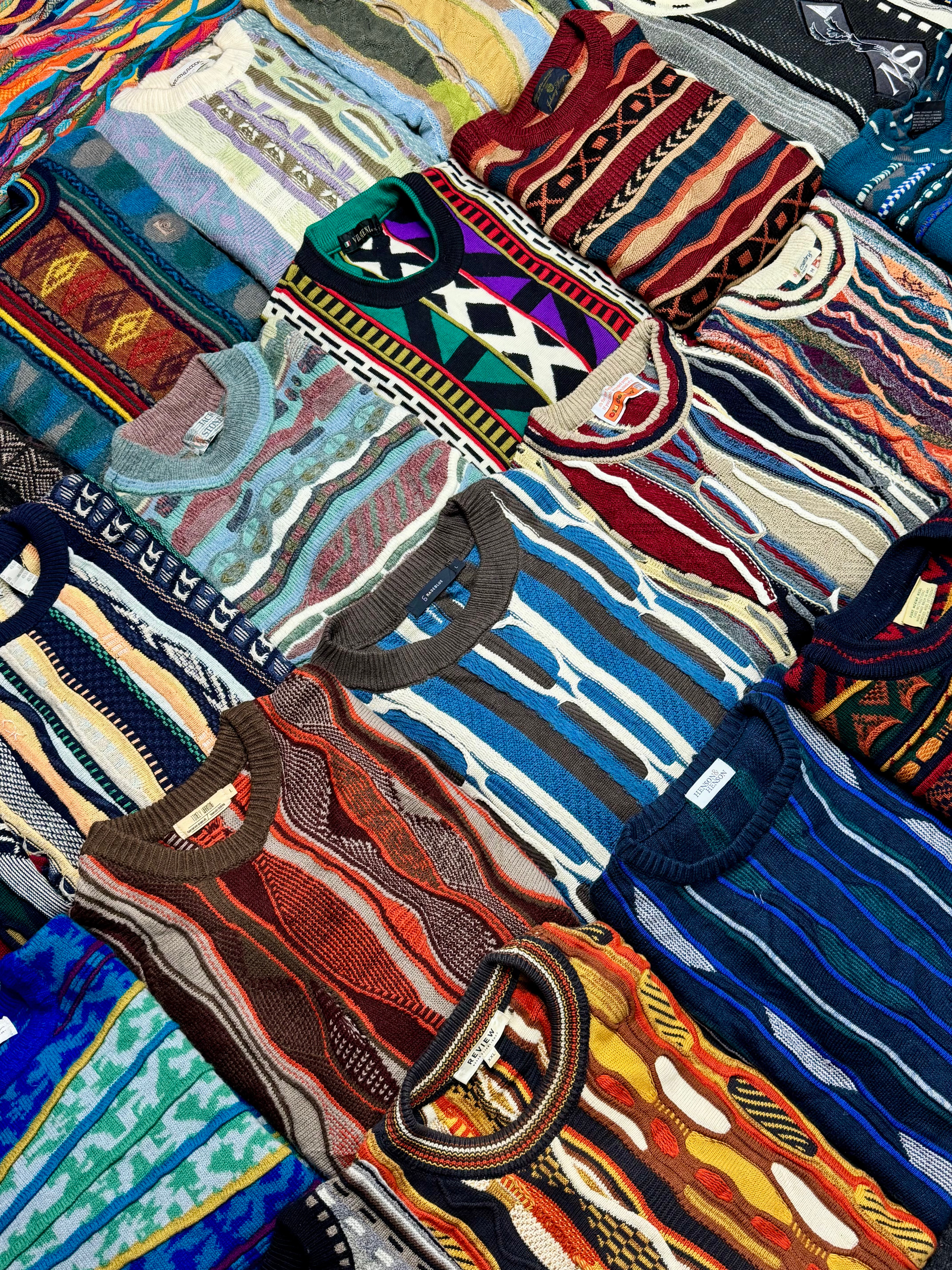 Coogi-Style Sweaters