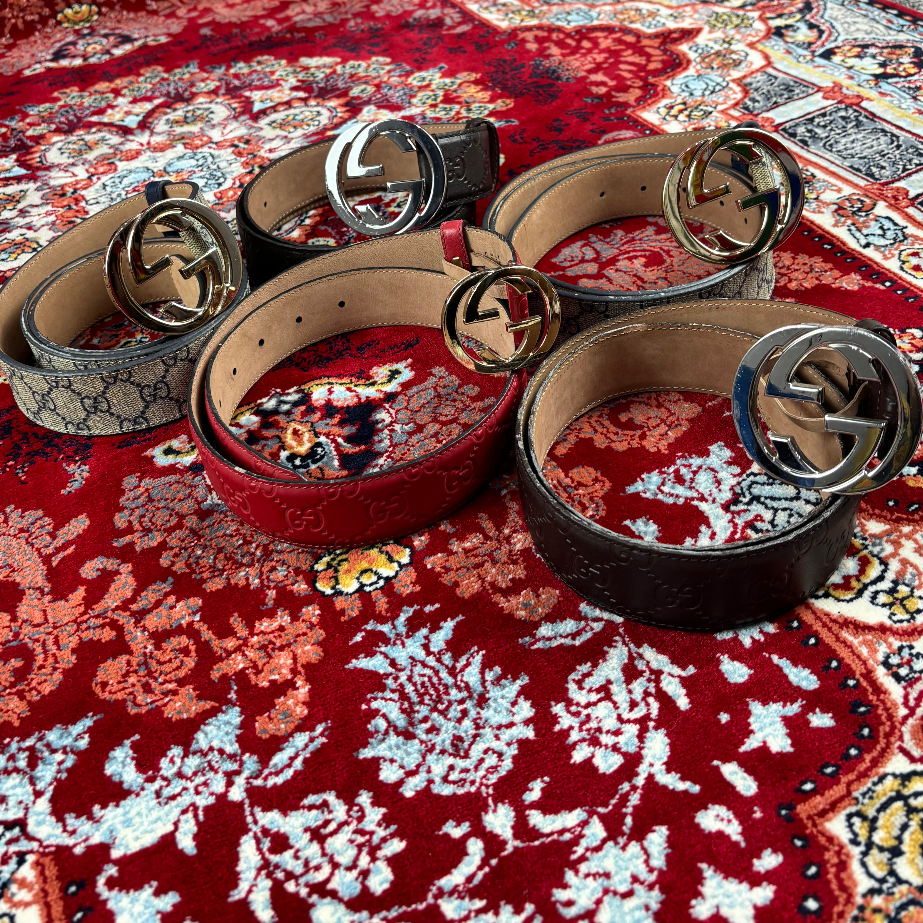 メンズグッチラグジュアリーデザイナー5ベルト