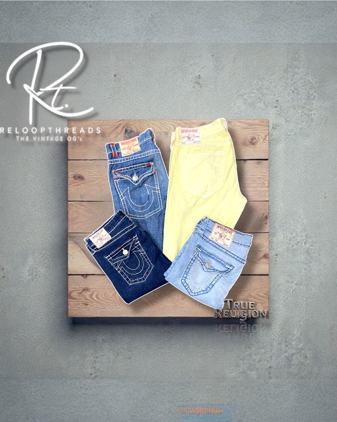 RT 1424 True Religion Men Mix Jeans