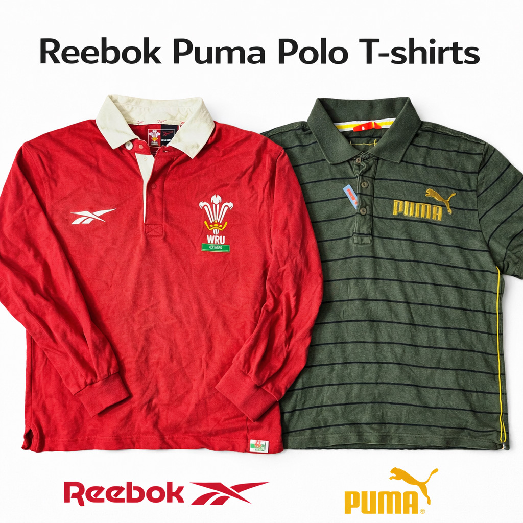 Reebok Puma Polo T-shirts