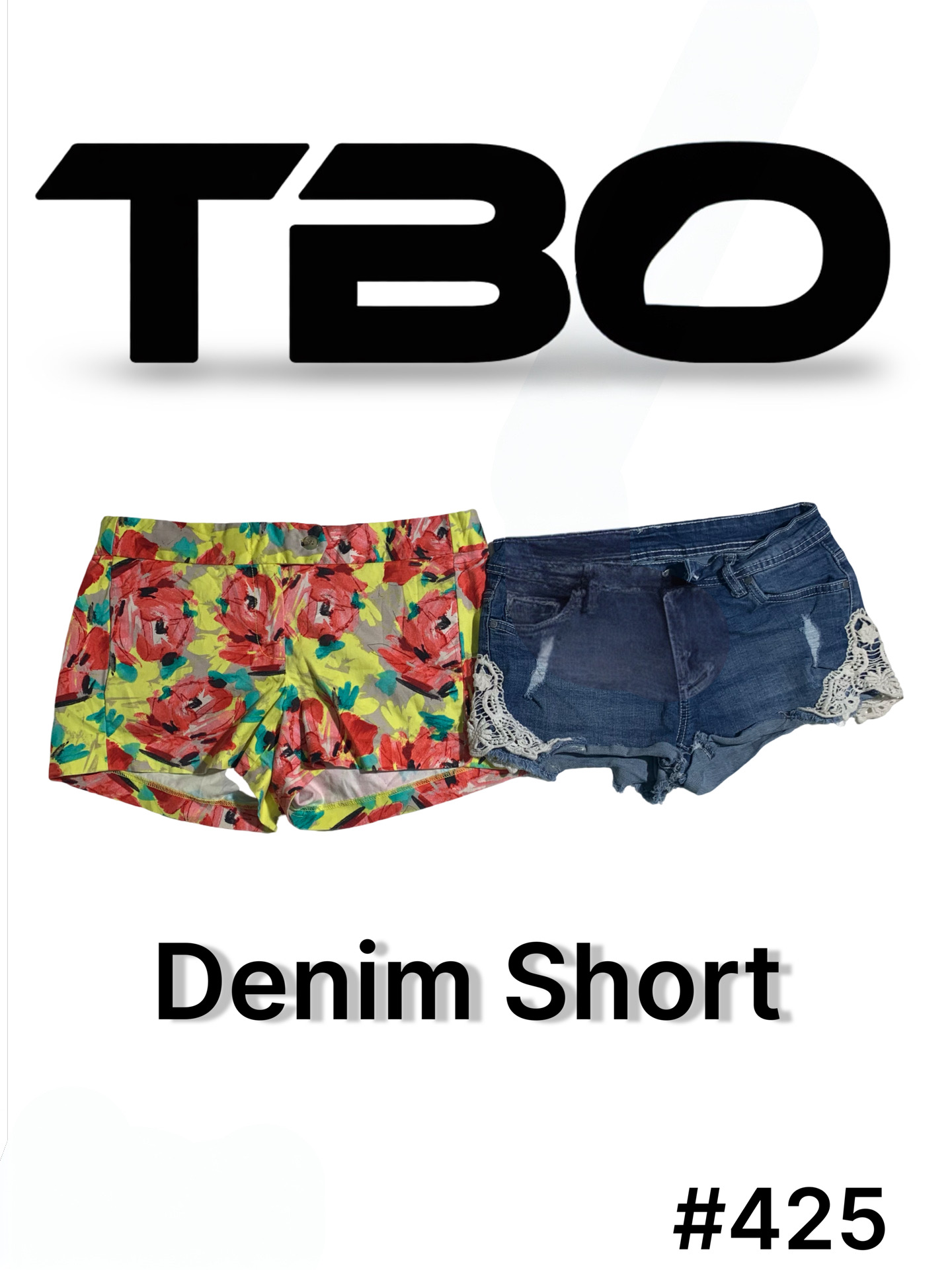 Denim short   # 425