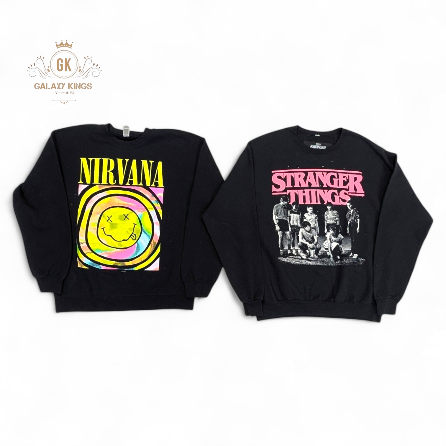 Vintage Mixed Print Sweatshirt