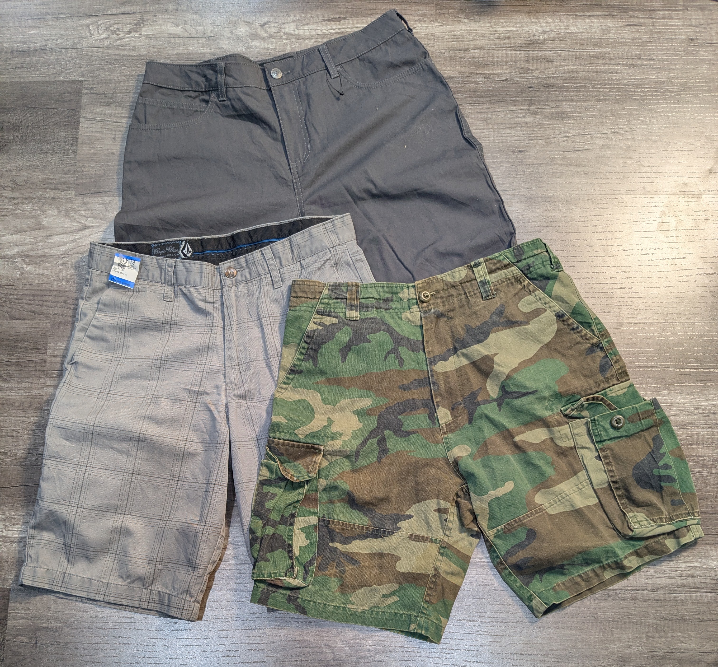 4058 - Shorts cargo à style vintage avec plusieurs..