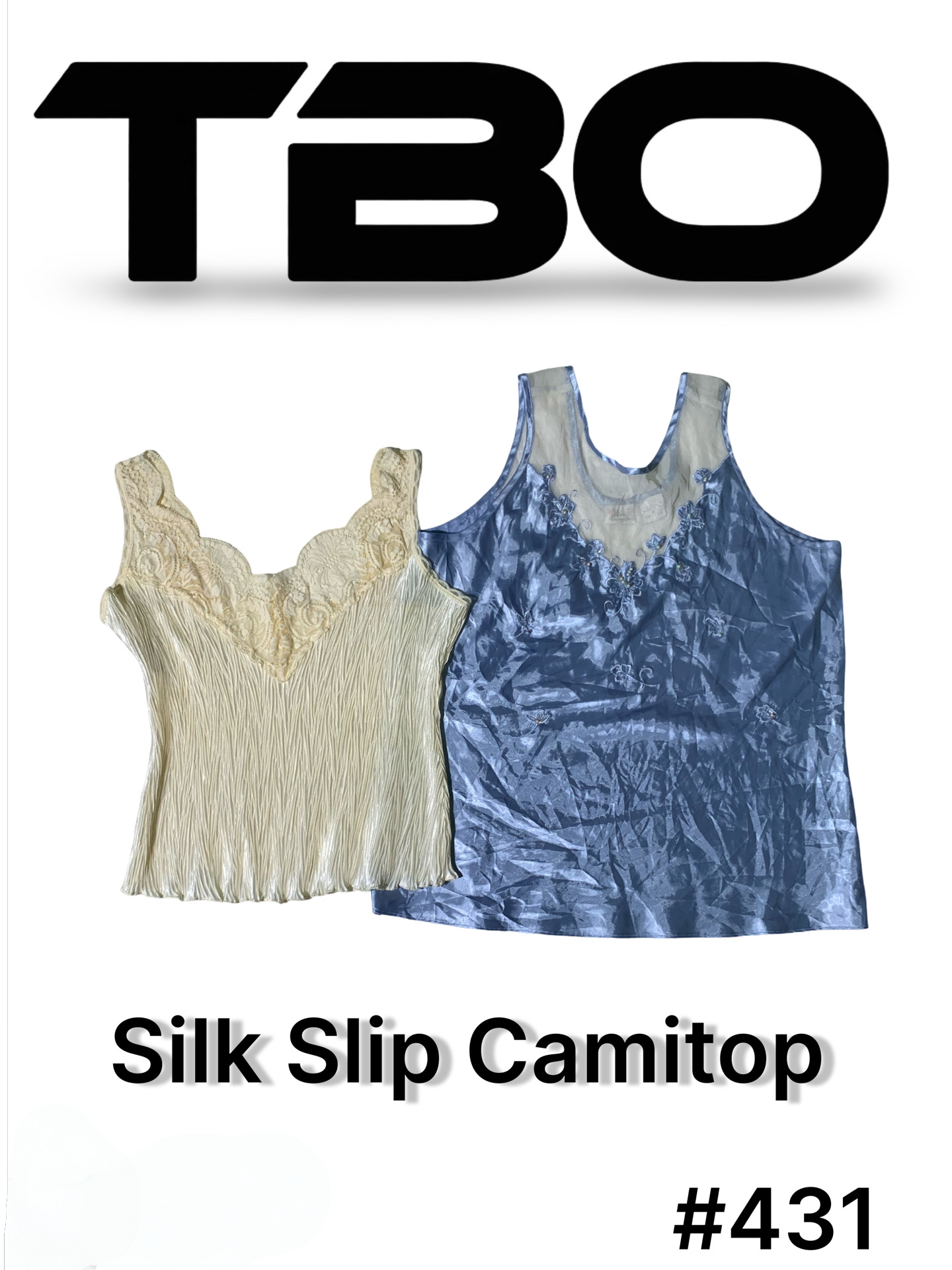 Silk slip cami top # 431
