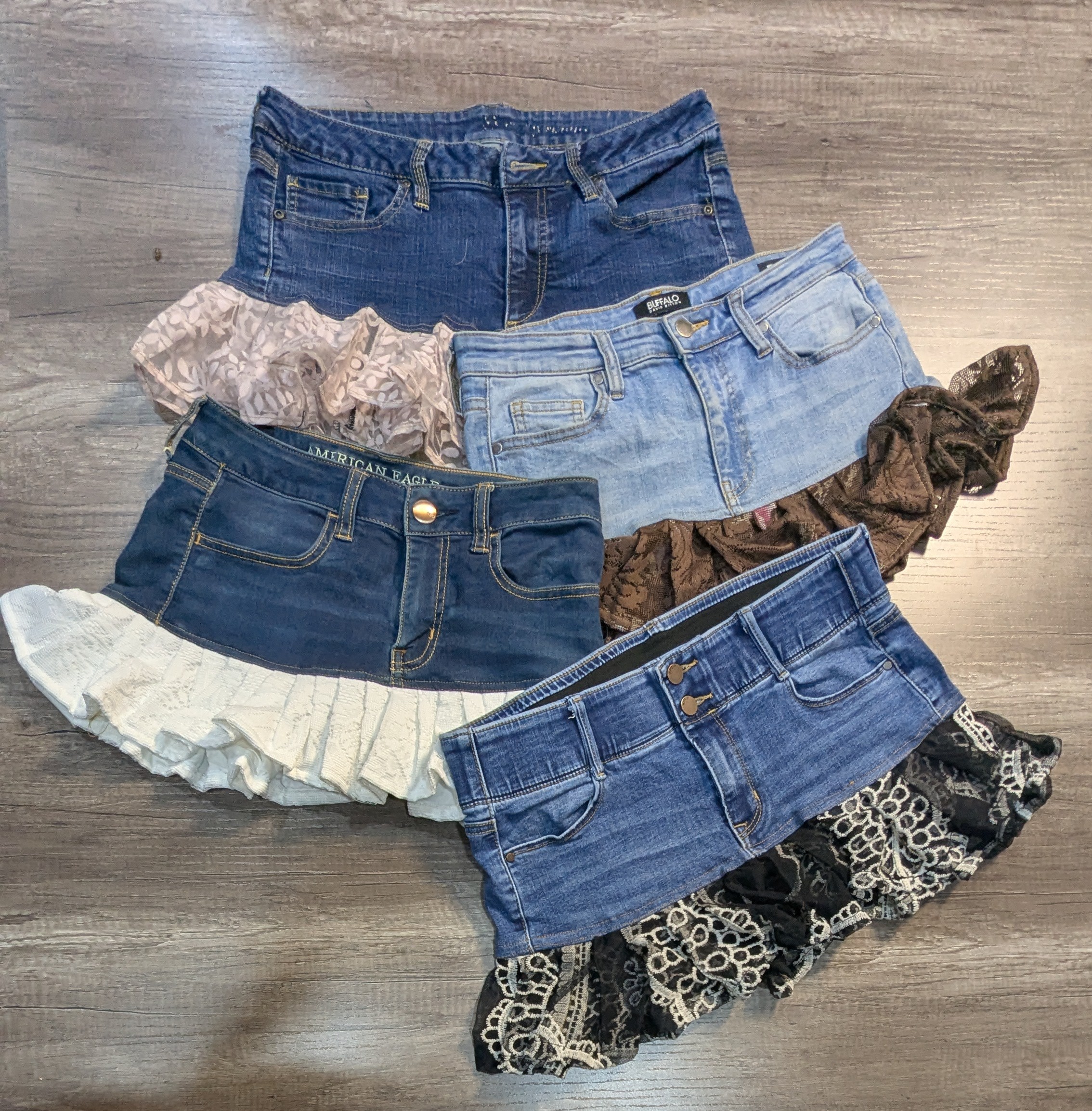 4062 - Jupes mini upcyclées