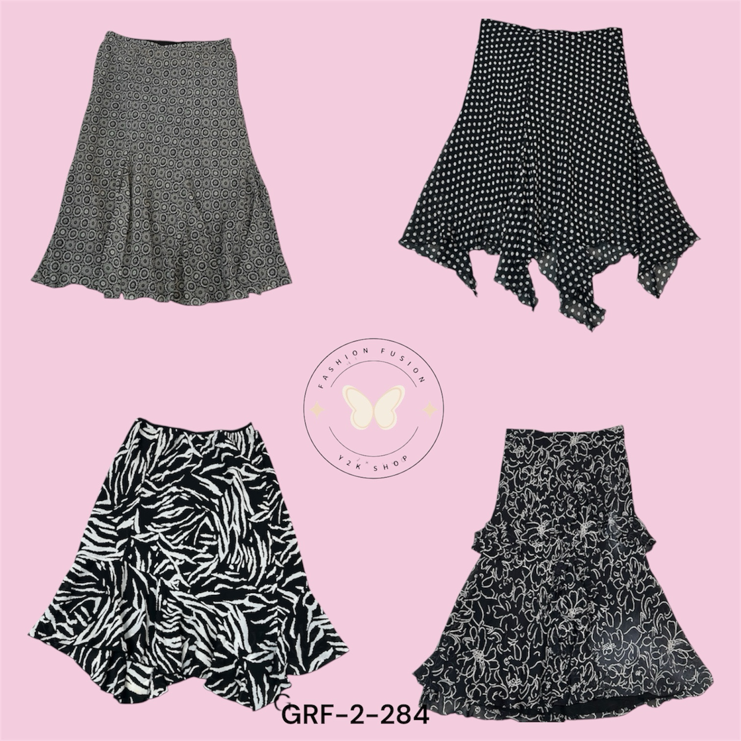 Flora Poly Skirt – Lightweight Printed Midi Skirt ..