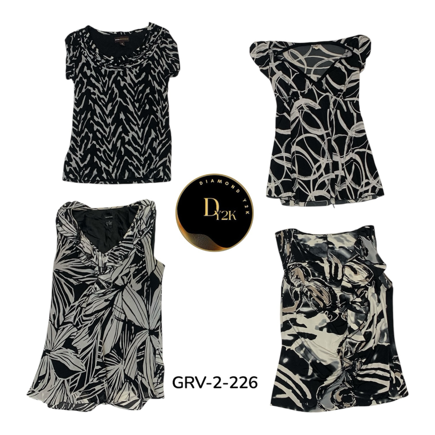 Y2K Short Sleeve Blouse – Retro 2000s Aesthetic To..