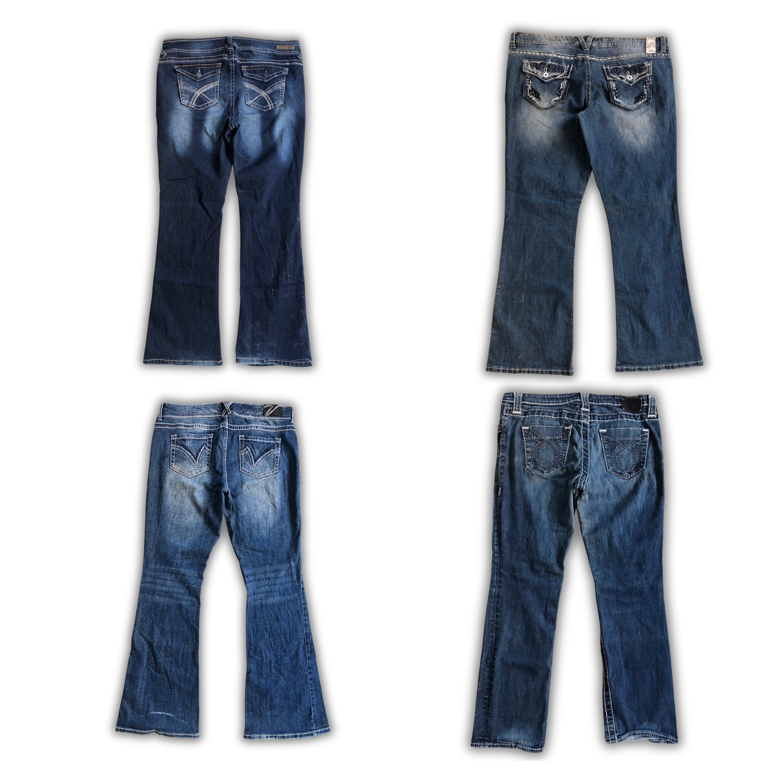 Y2K FLARE & BOOTCUT JEANS BUNDLE - 09 PCS
