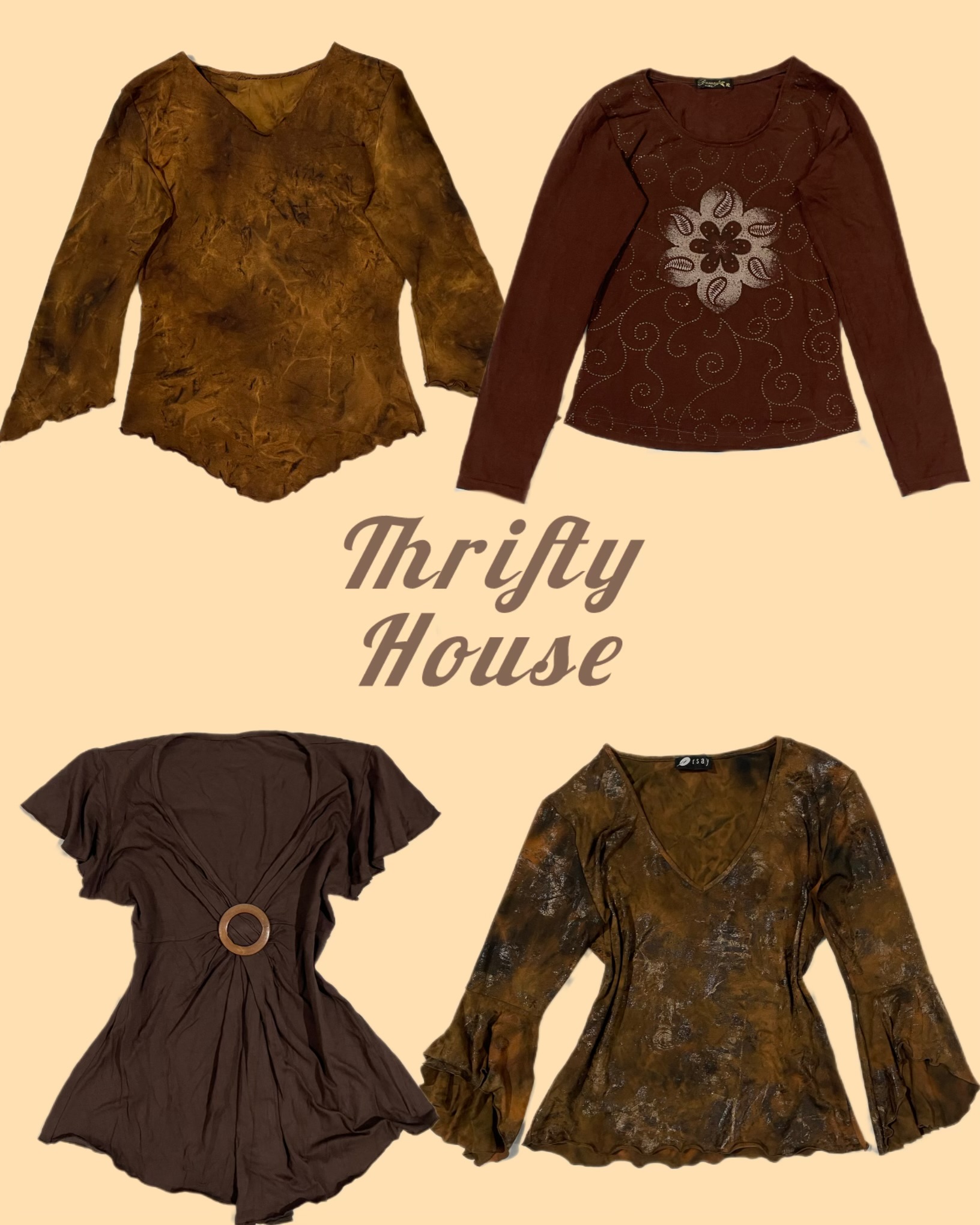 Espresso Attitude Y2k Tops(TH/247)