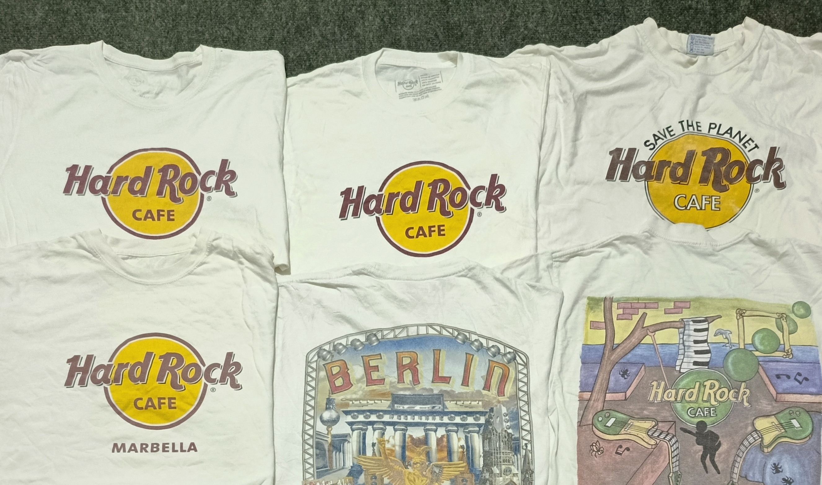 Hard Rock t-shirts