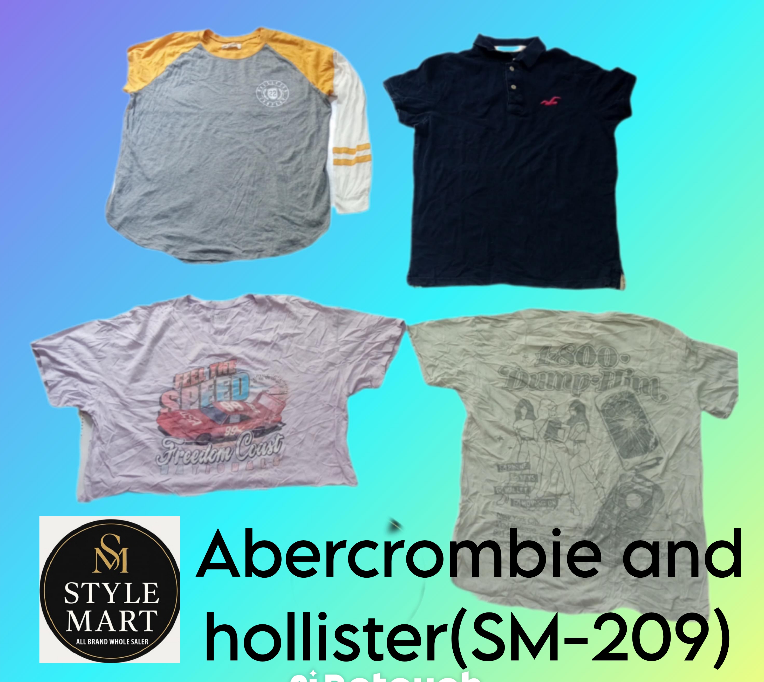 T-Shirts Abercrombie e Hollister (SM-209)