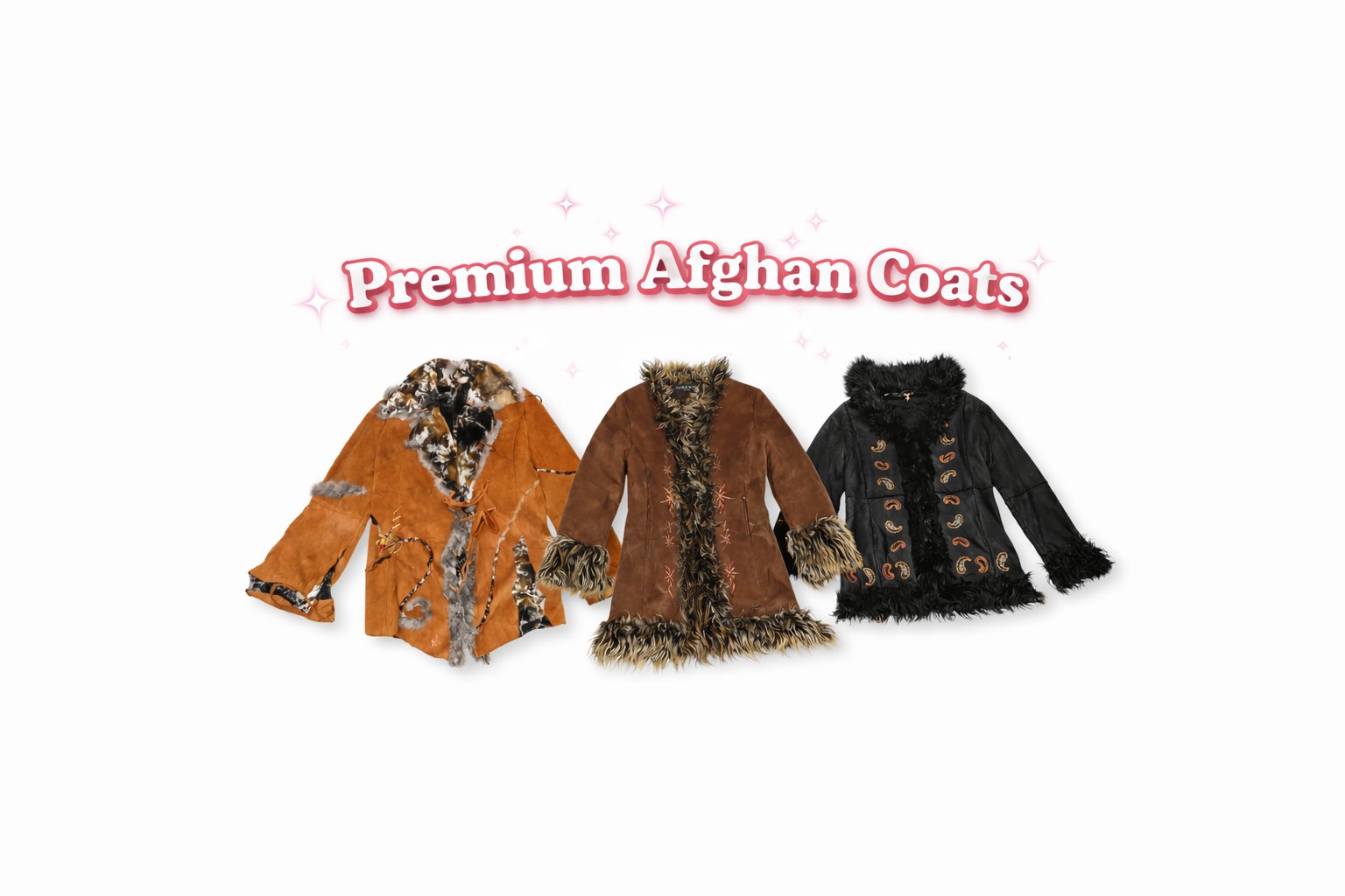 Premium Afghan Coat – Luxury Shearling Style – Sta..
