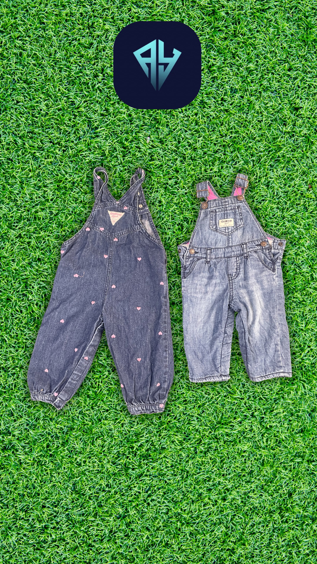 A.Y168 Kids Oshkosh Dungaree