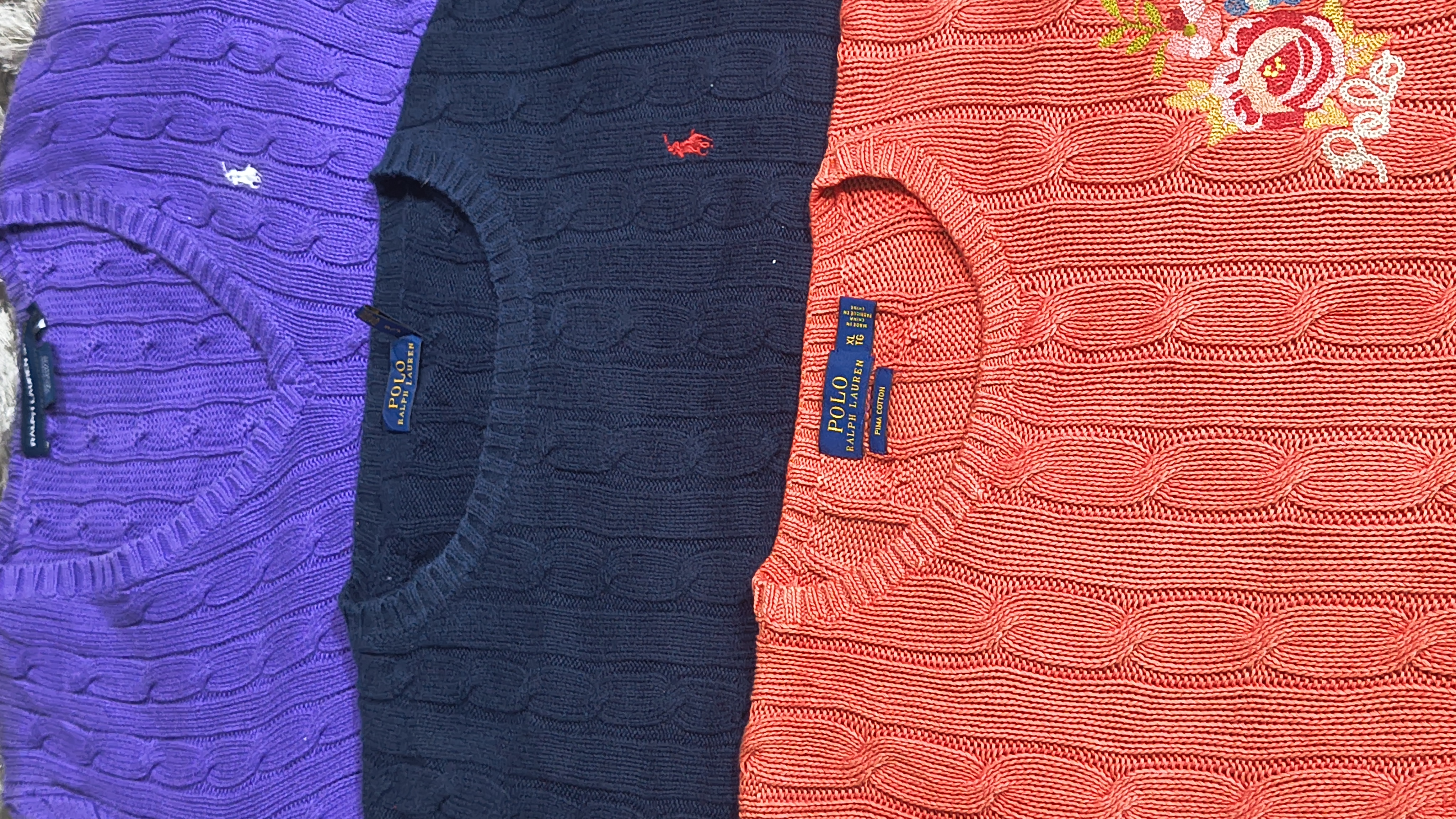 Tricots en câble Ralph Lauren