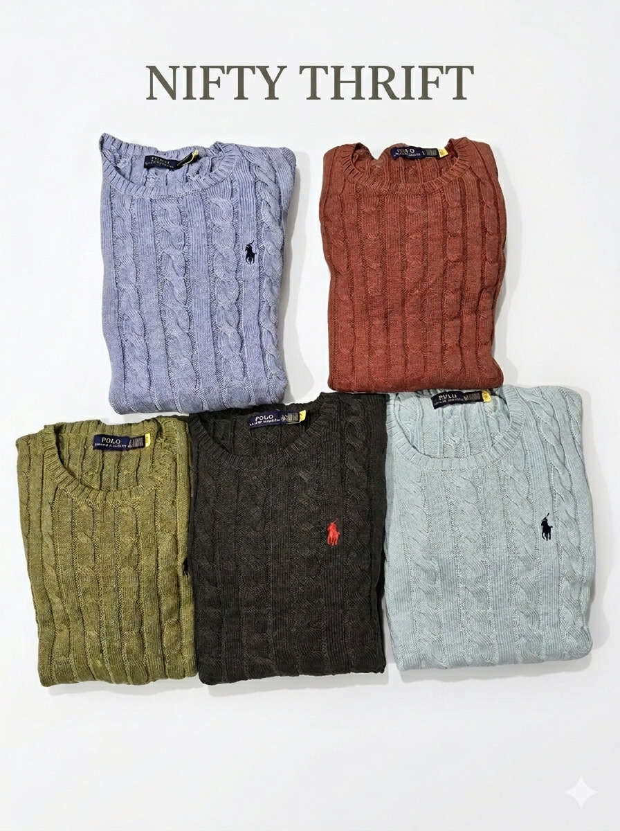 Pulls en tricot torsadé Ralph Lauren