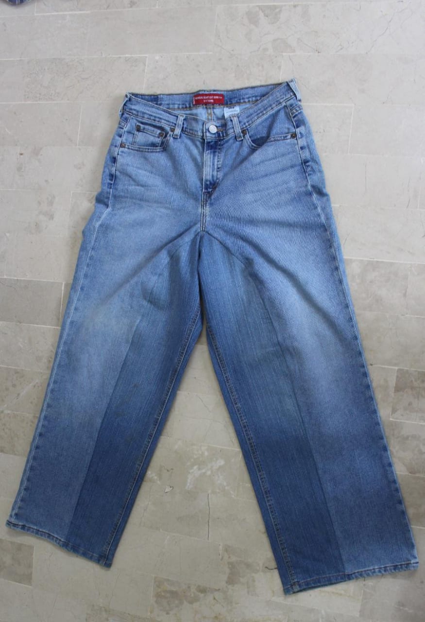 Upcycled Levi’s Wide leg Jeans - moq 20pcs