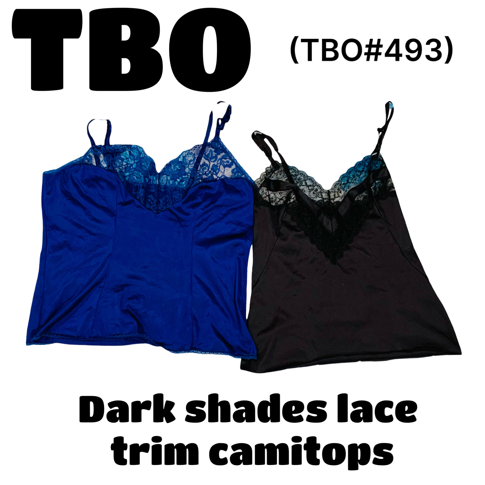 Dunkel schattige Spitzenbesatz-Camisoles