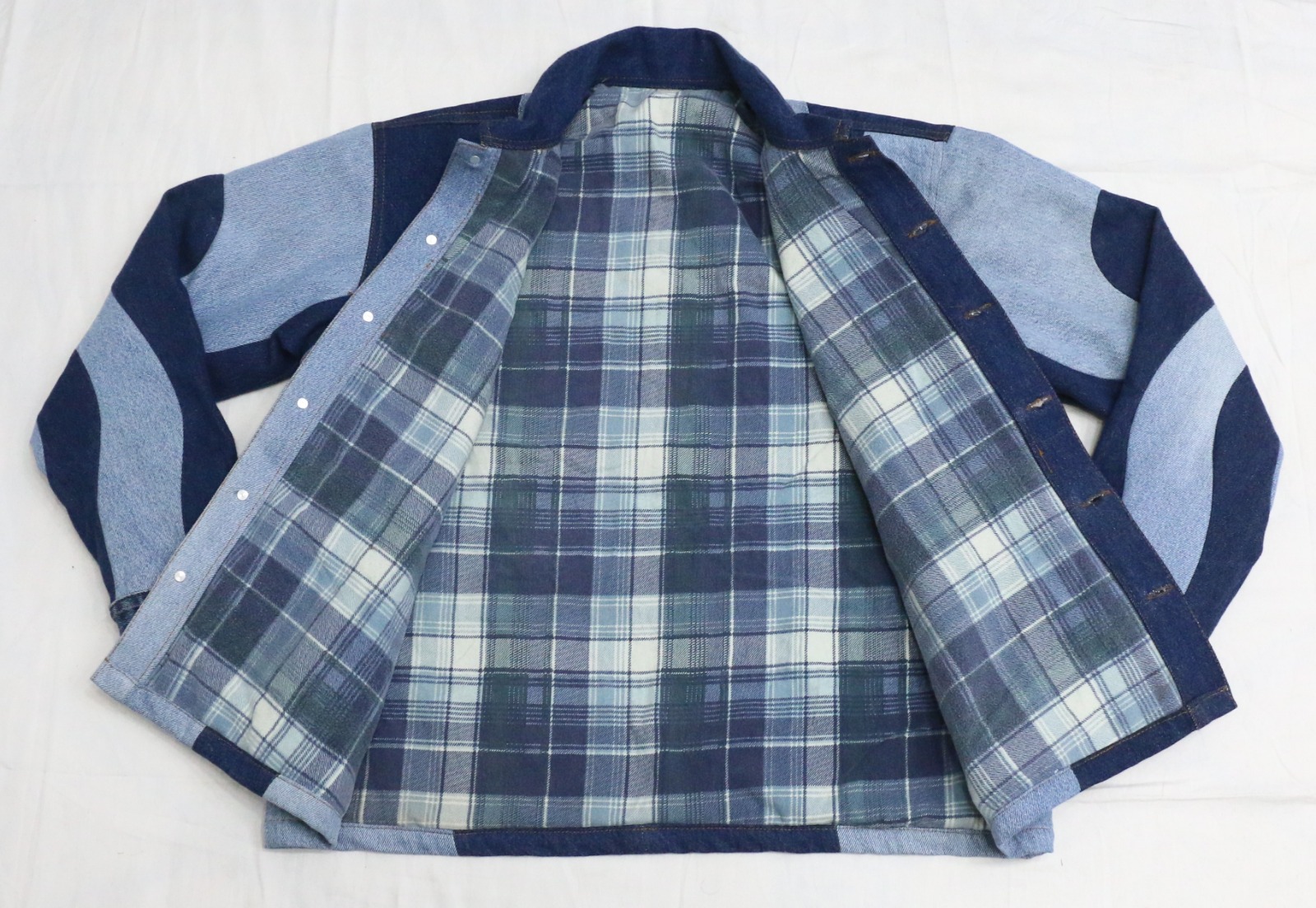 CR1392 Upcycled Panel Workwear Jacket