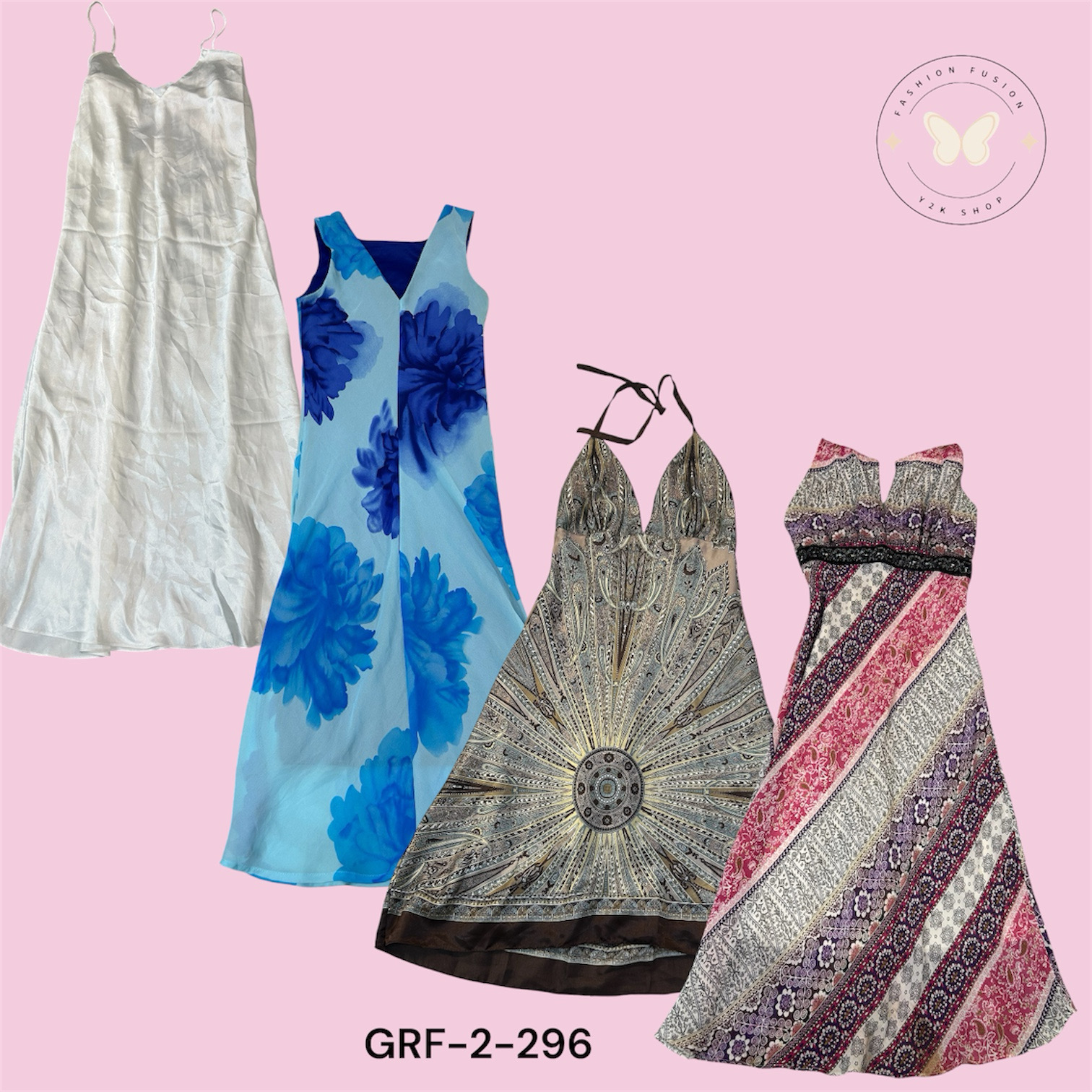 Everyday Printed Polyester Dress for Women (GRF-2-..