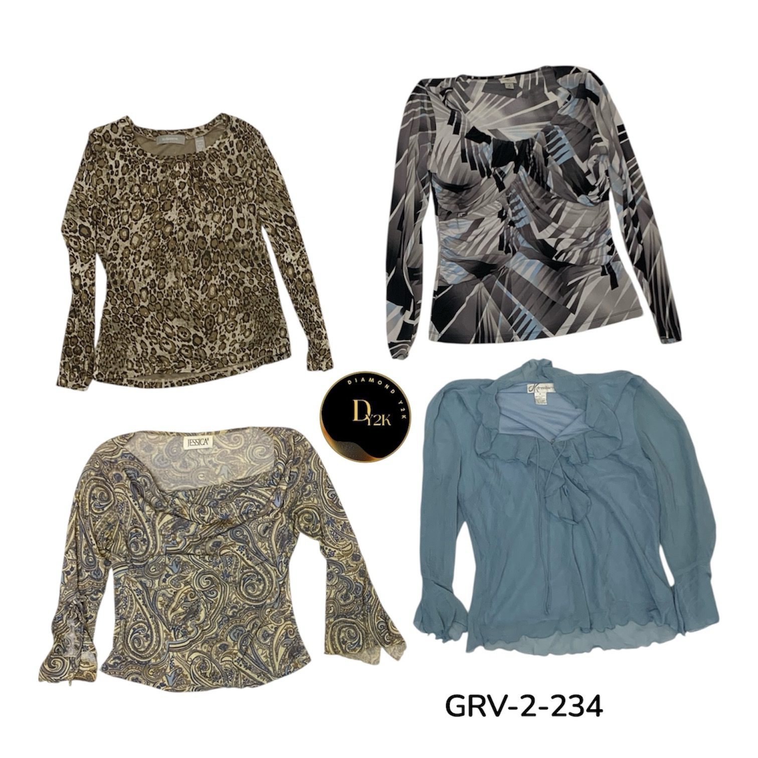 Y2K Long Sleeve Shirt – Timeless Vintage Style (GR..