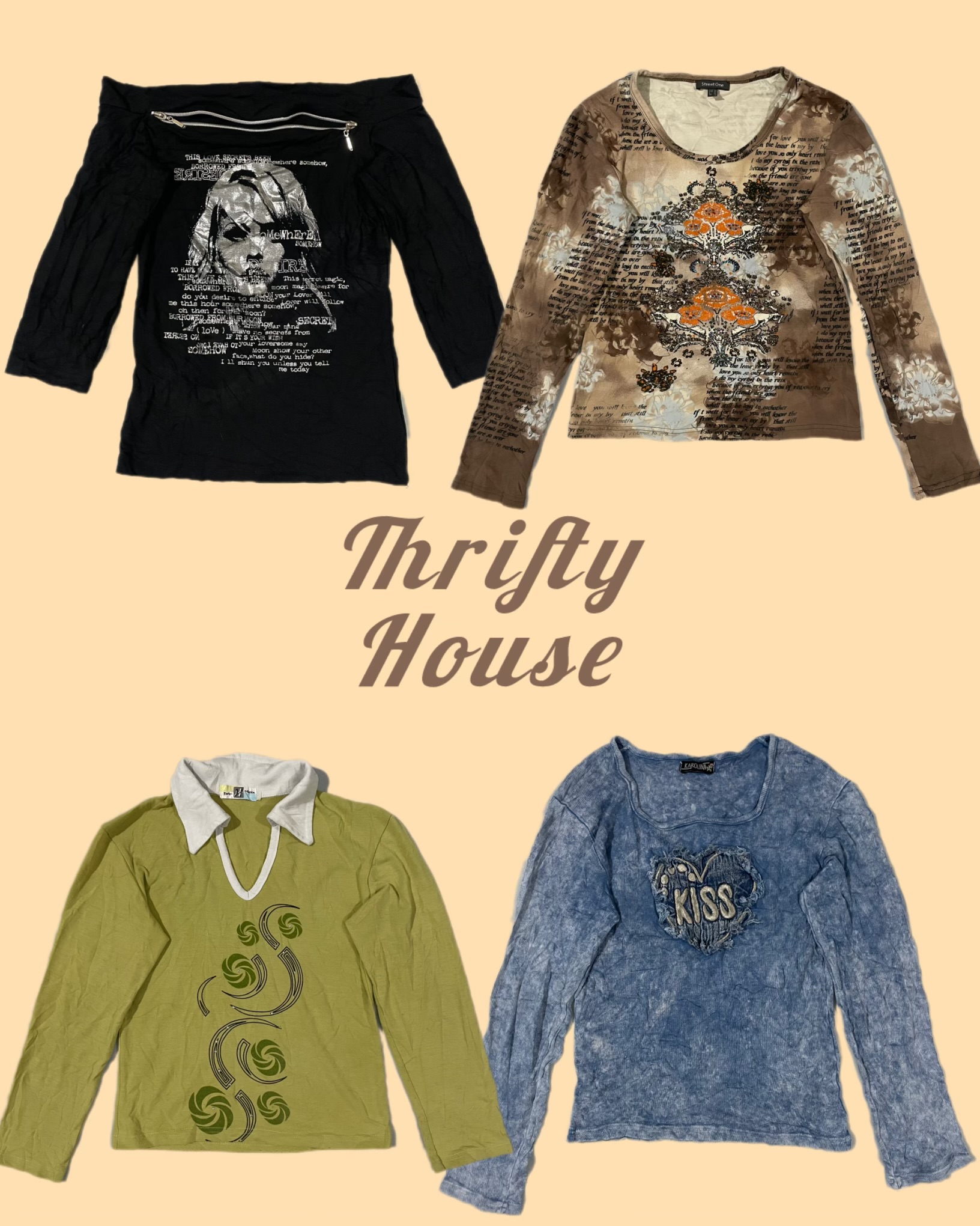 Y2k Grunge Babytees(TH/253)