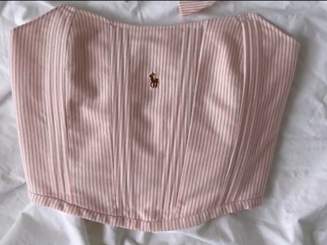 Upcycle Polo Ralph Lauren Corset