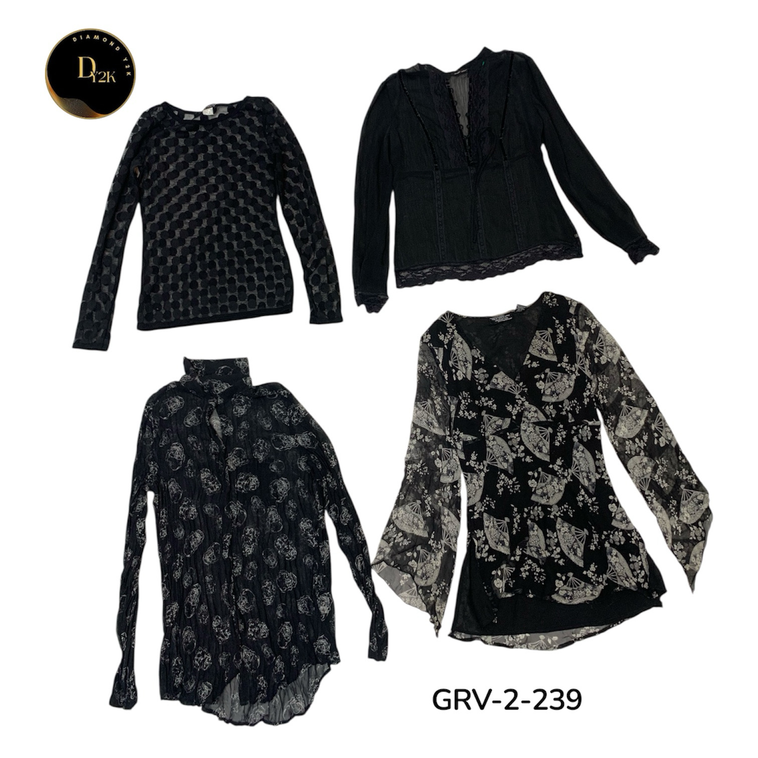 Y2K Long Sleeve Top – Soft Grunge & Cyber Aestheti..