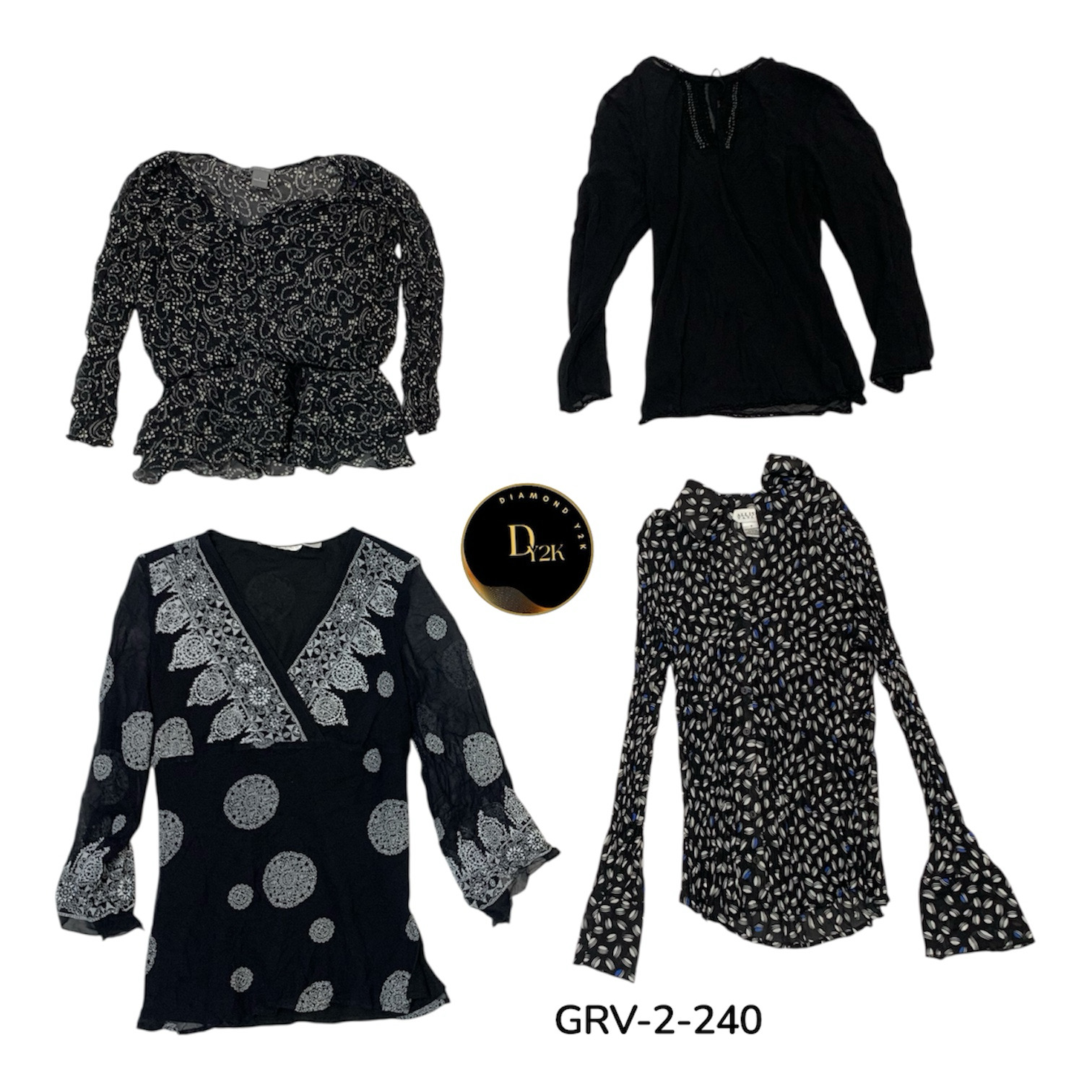 Y2K Long Sleeve Shirt – Vintage Aesthetic Fashion ..