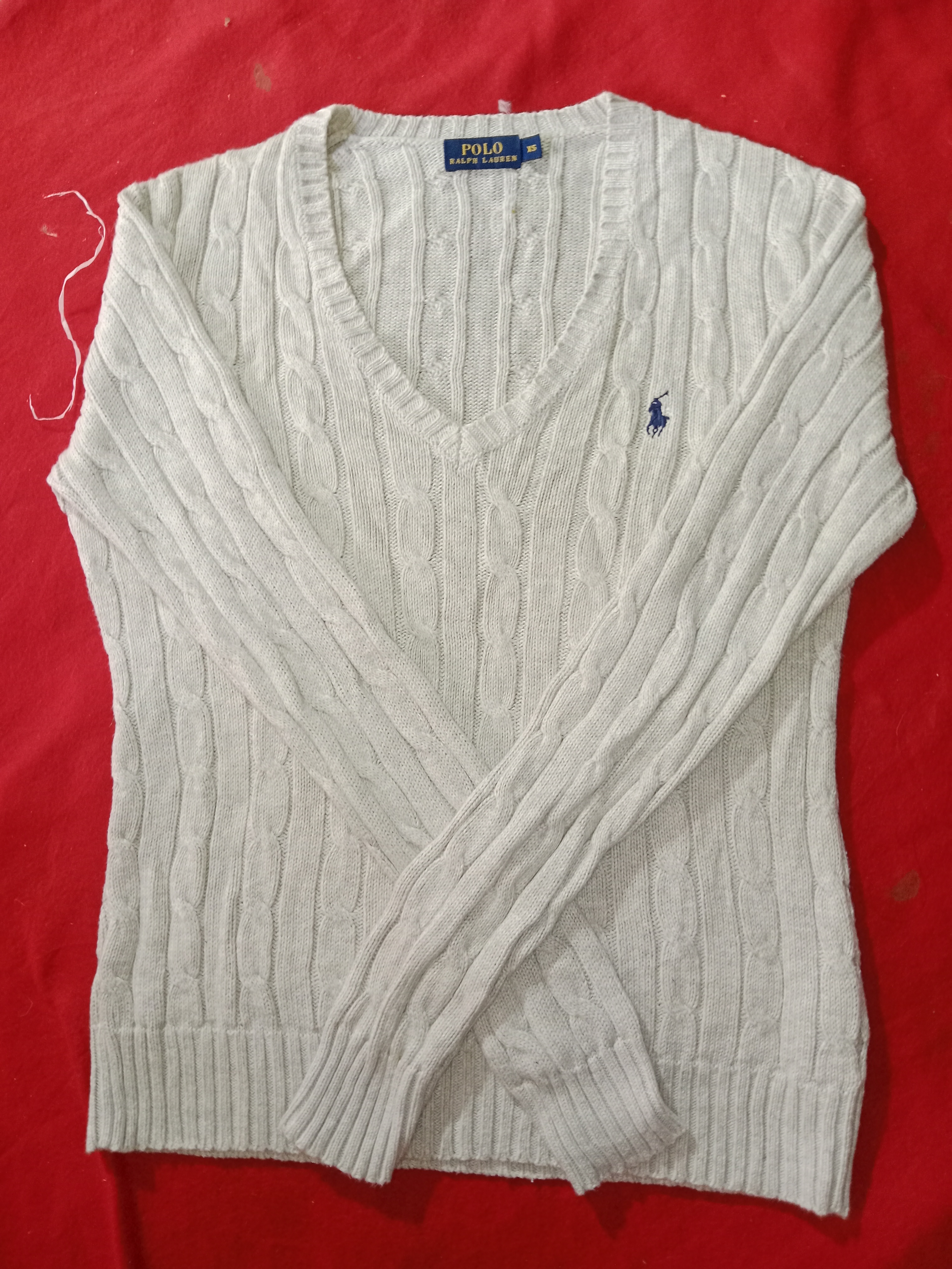 Polo Ralph Lauren Classic Cable-Knit Sweater.