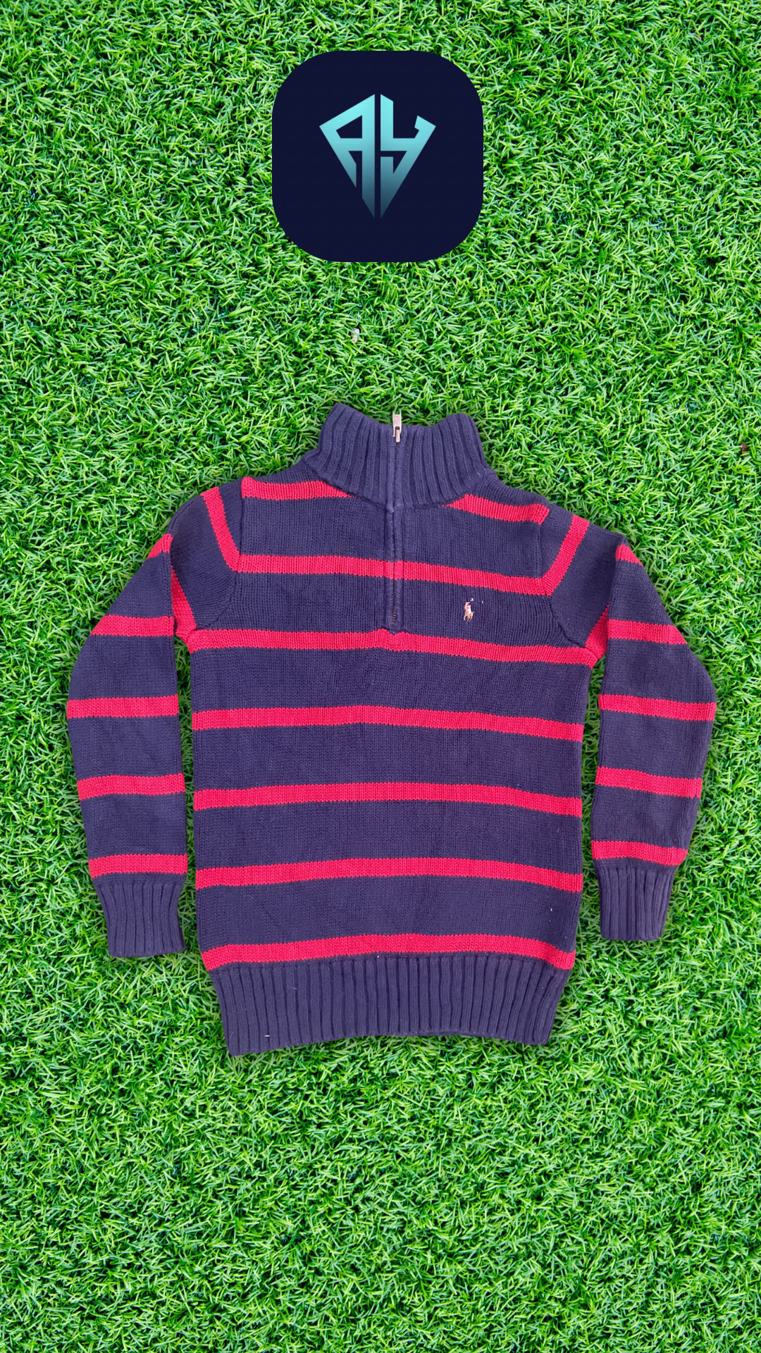 A.Y171 Kids Ralph Lauren 1/4 zip