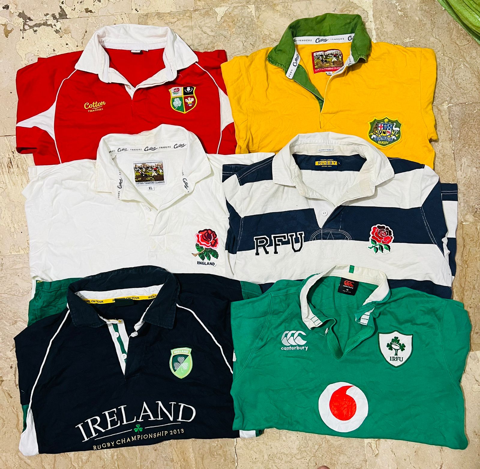 mix vintage club rugby shirts bundle 61