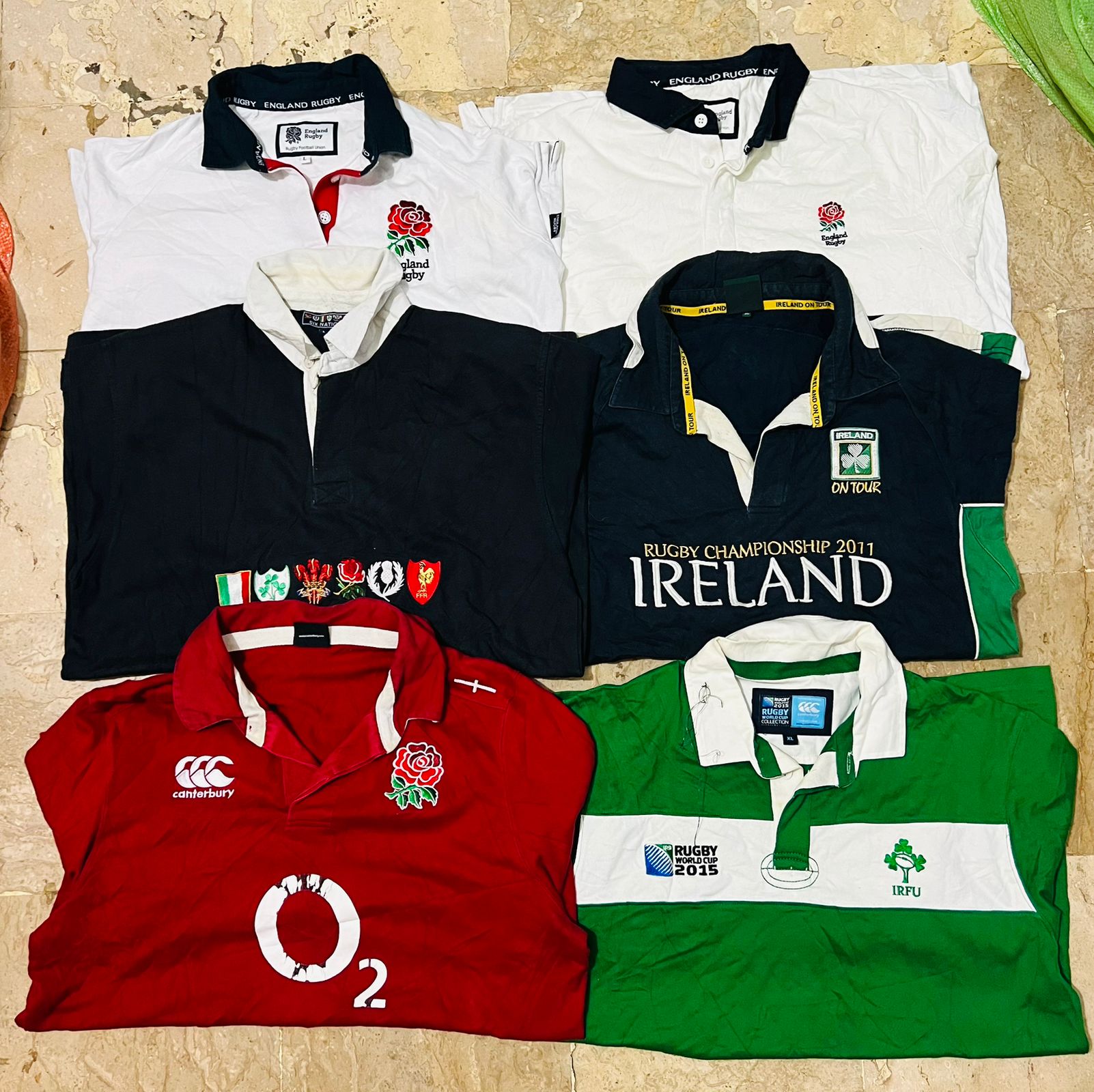 mix vintage club rugby shirts bundle 63
