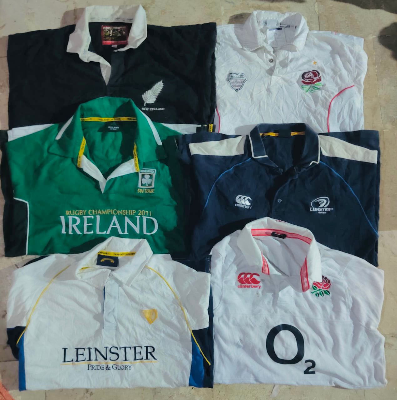 mix vintage club rugby shirts bundle 65