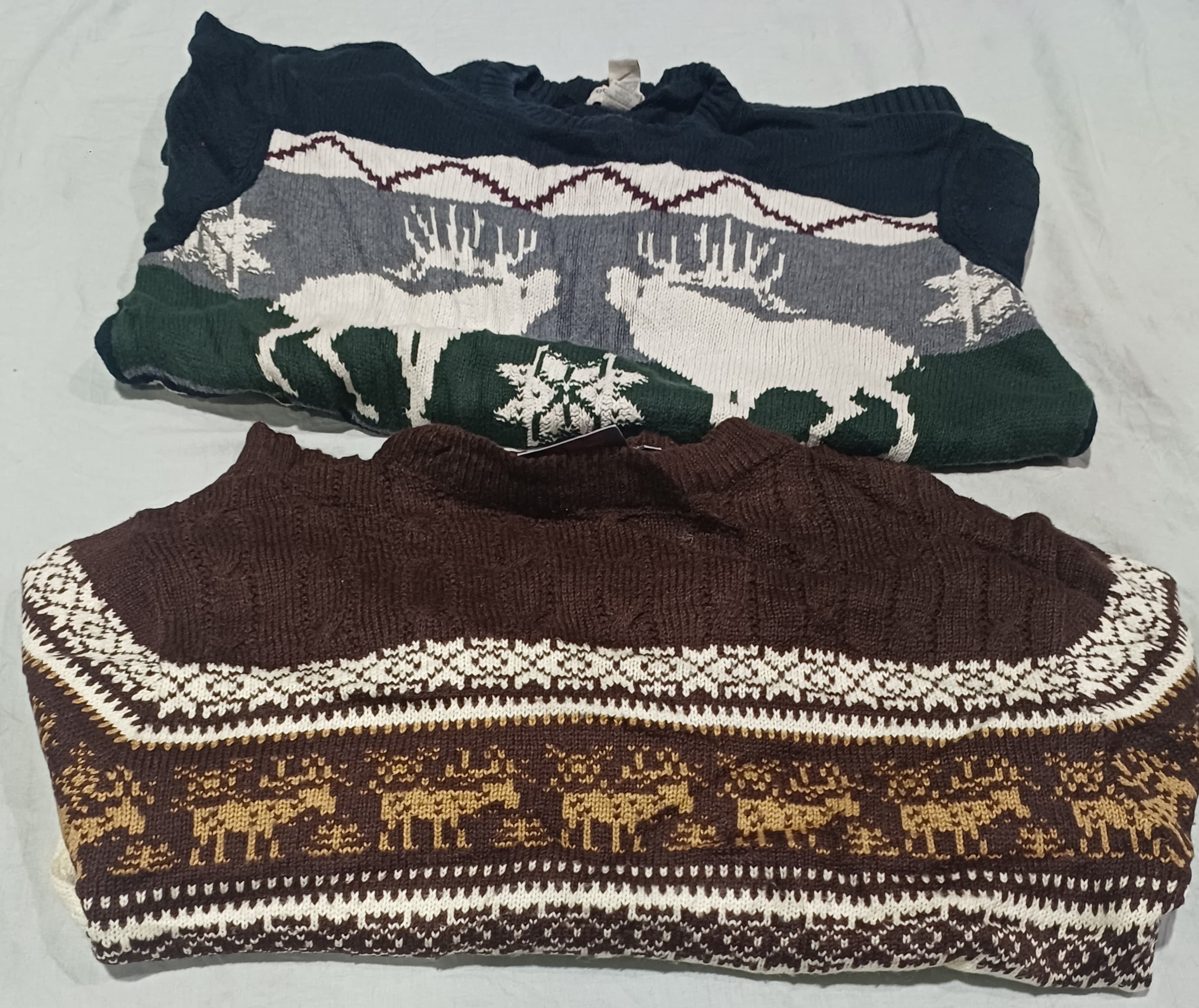 アニマルプリントセーター