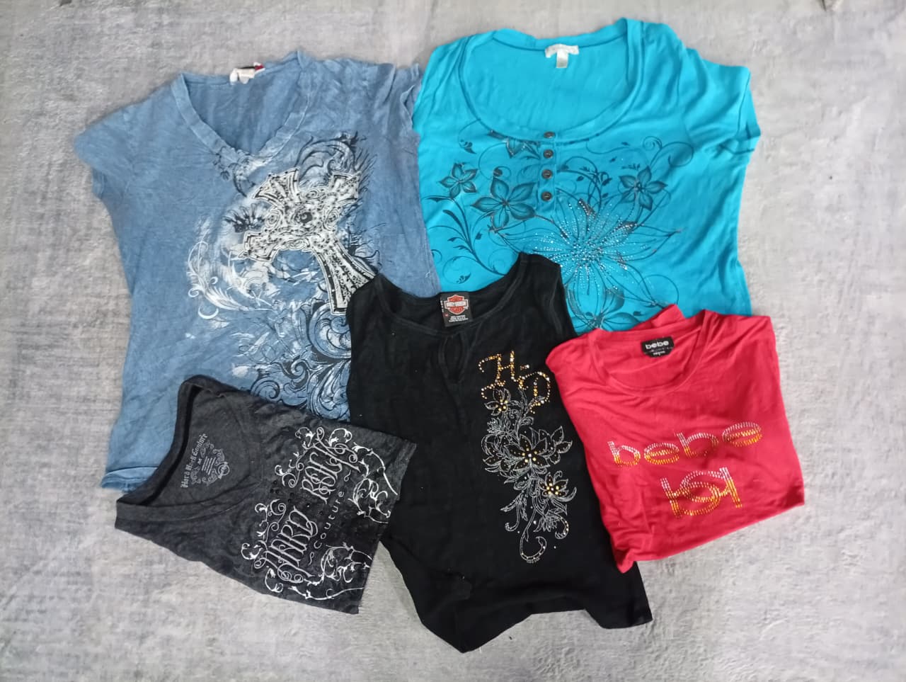 CR6844 Y2K Baby Tees