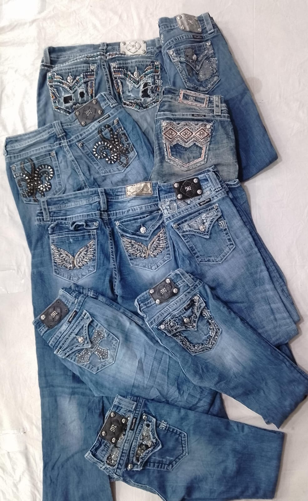 CR6849 Miss Me Flare & Straight Jeans