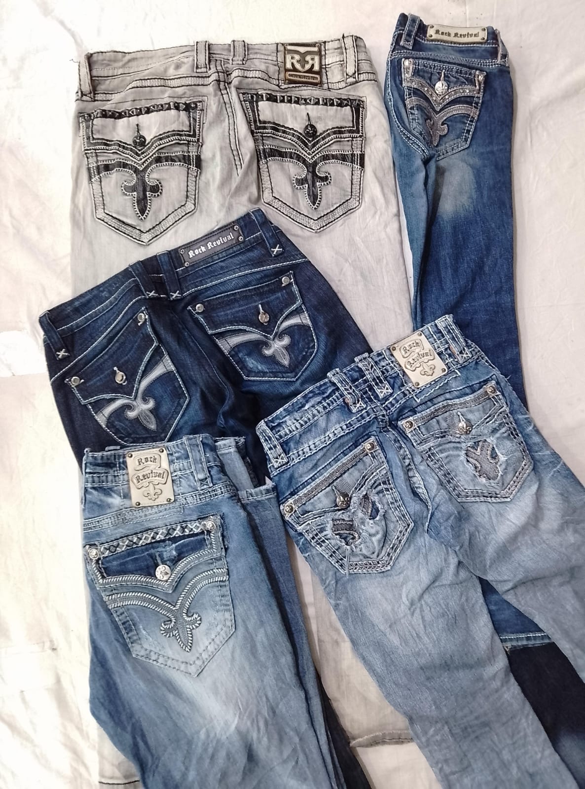CR6851 Rock Revival Ladies & Men Jeans