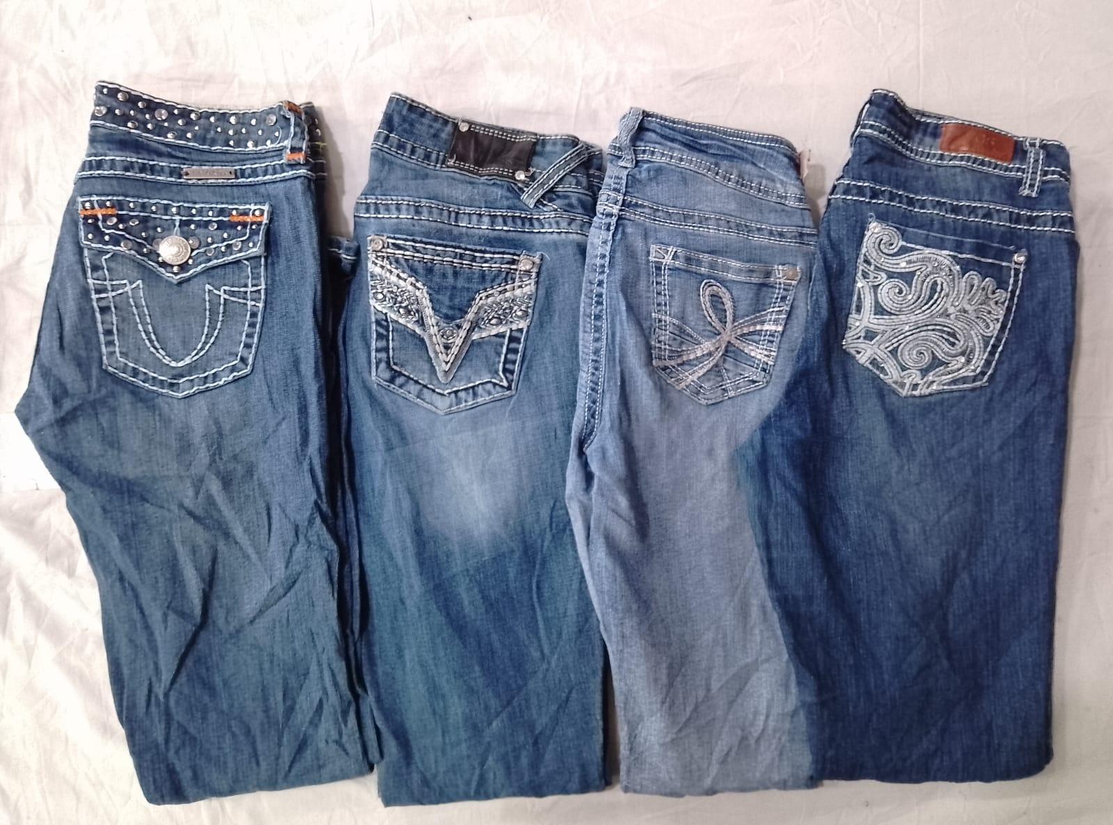 CR6855 Y2K Flare Jeans