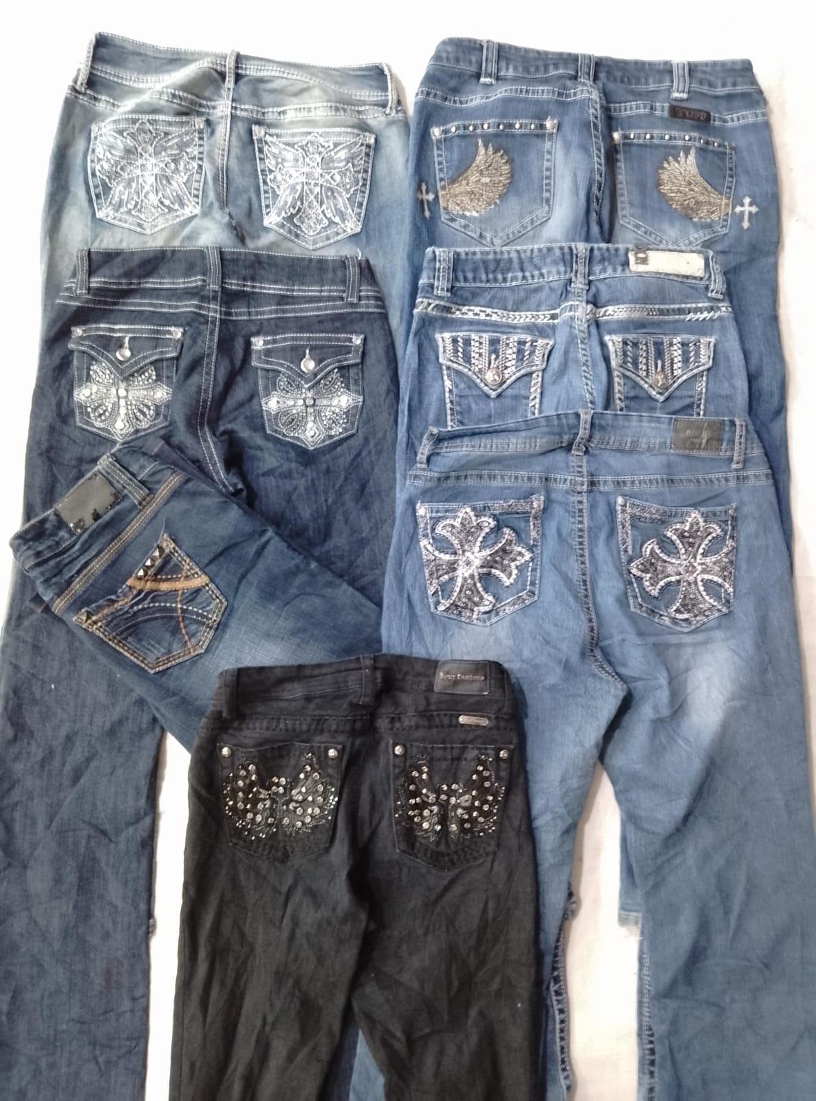 CR6857 Y2K Flare Jeans