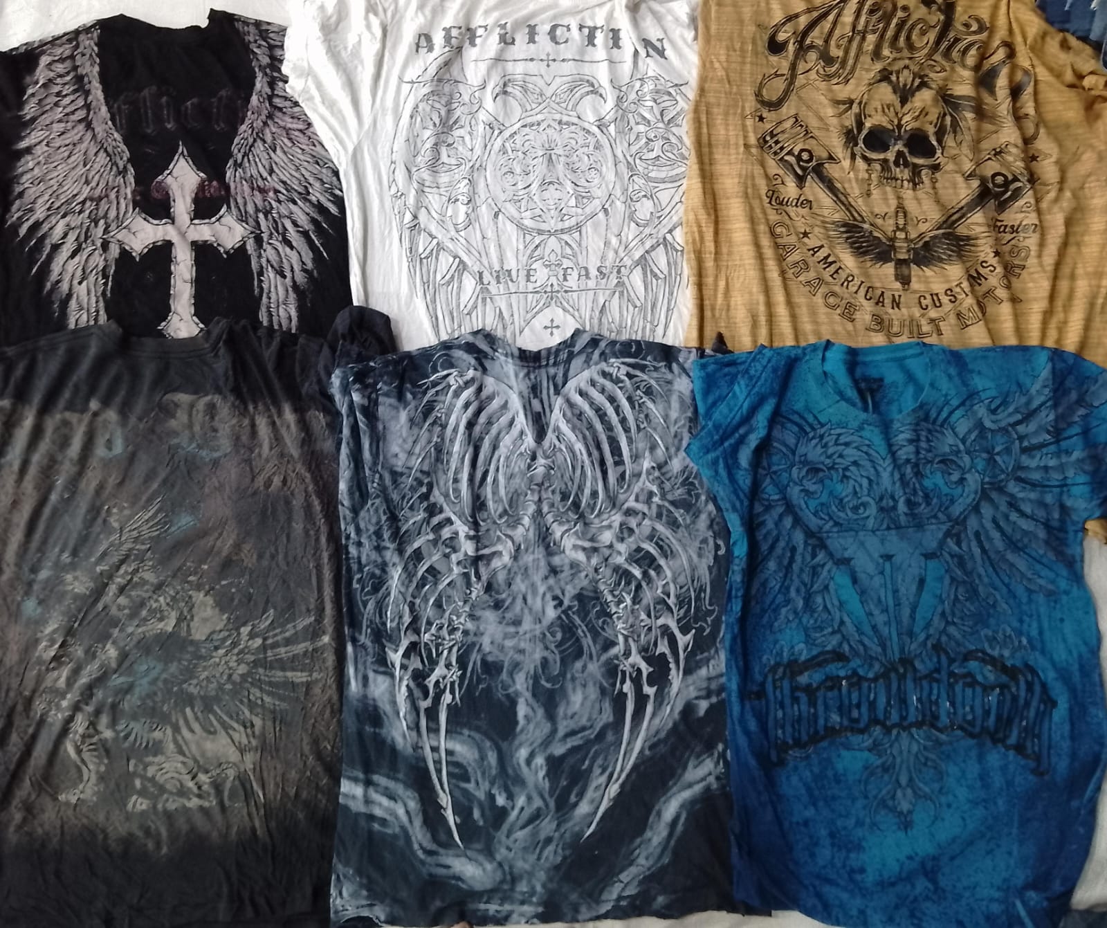 CR6861 Vintage Skull T-Shirts