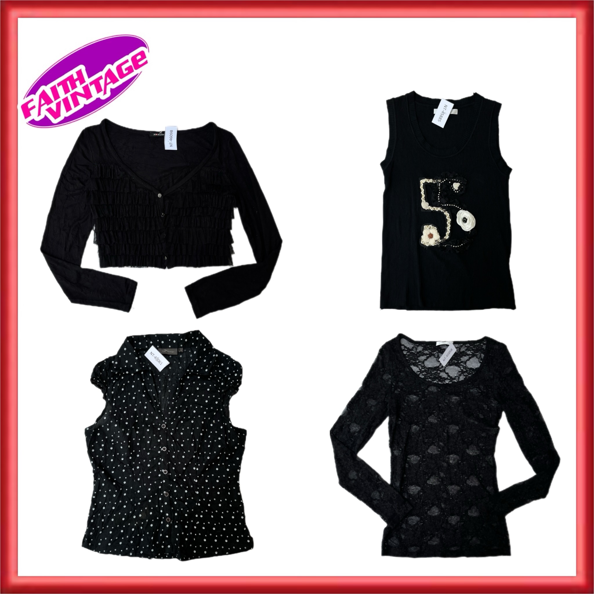 Black Hustle Tops Bundle (FV-617)